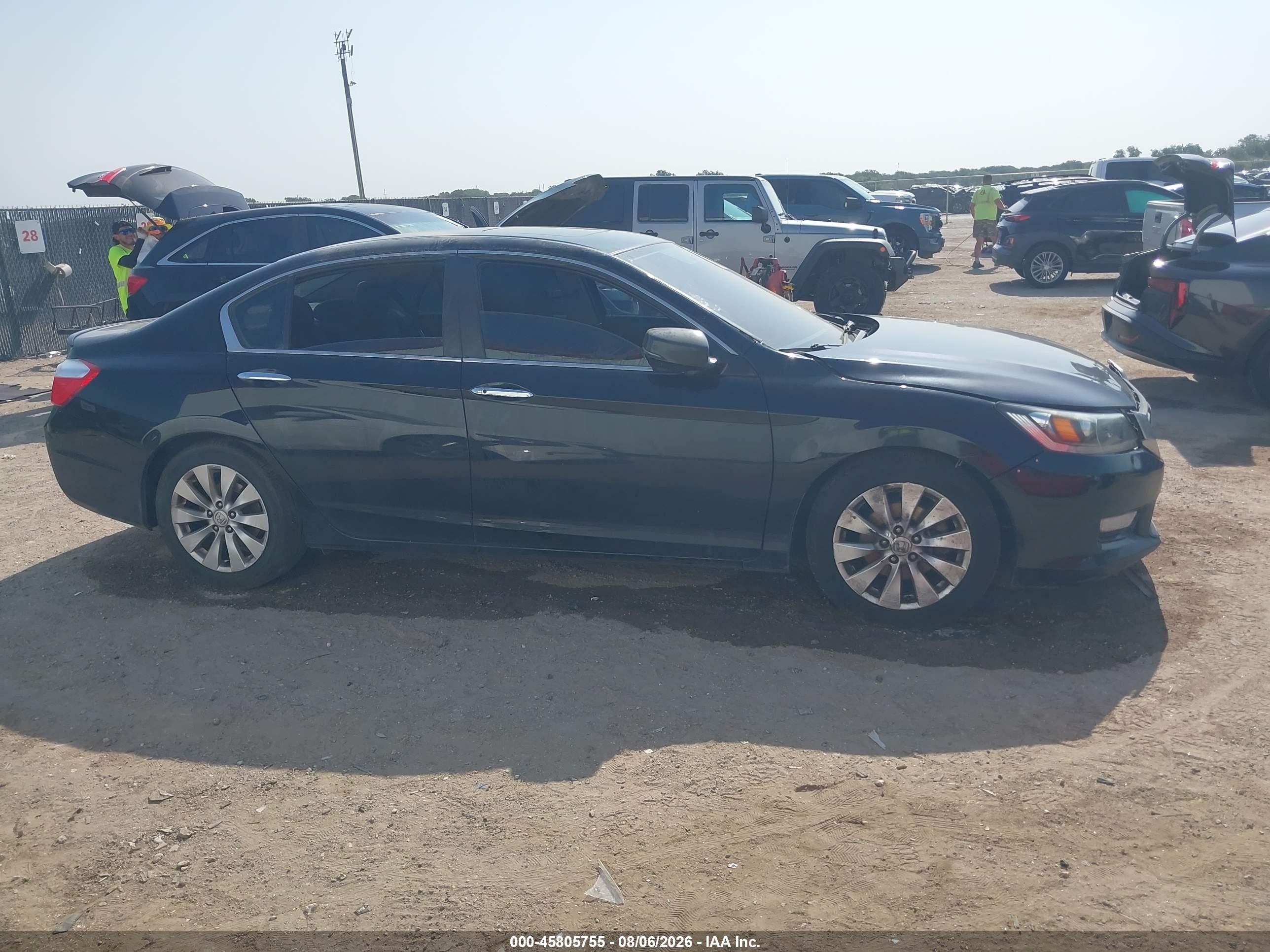 2013 Honda Accord Ex Черный vin: 1HGCR2F73DA108584
