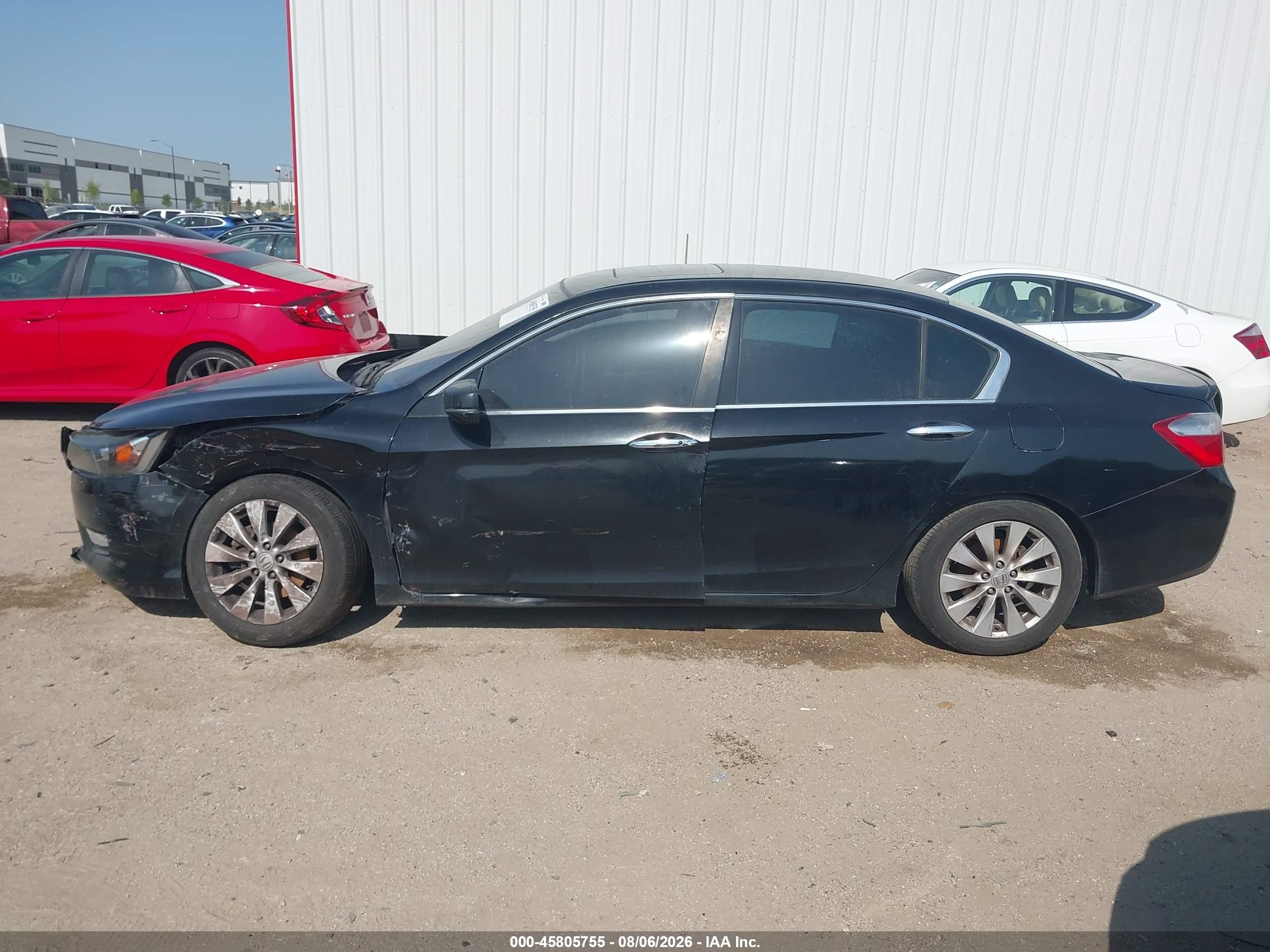 2013 Honda Accord Ex Черный vin: 1HGCR2F73DA108584
