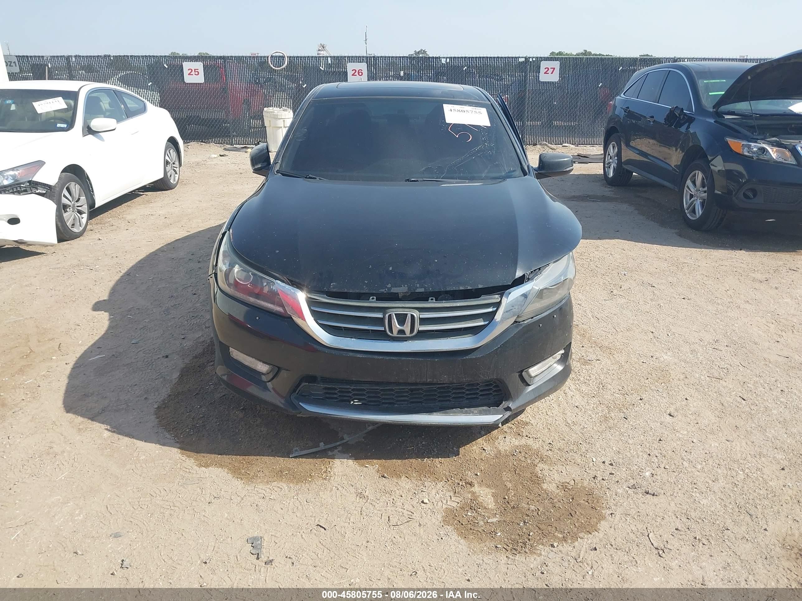 2013 Honda Accord Ex Черный vin: 1HGCR2F73DA108584