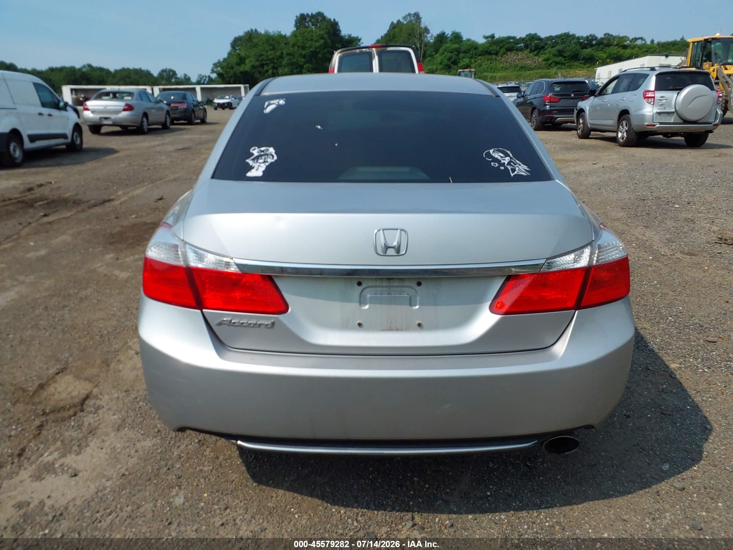 2013 Honda Accord Ex Silver vin: 1HGCR2F73DA188761