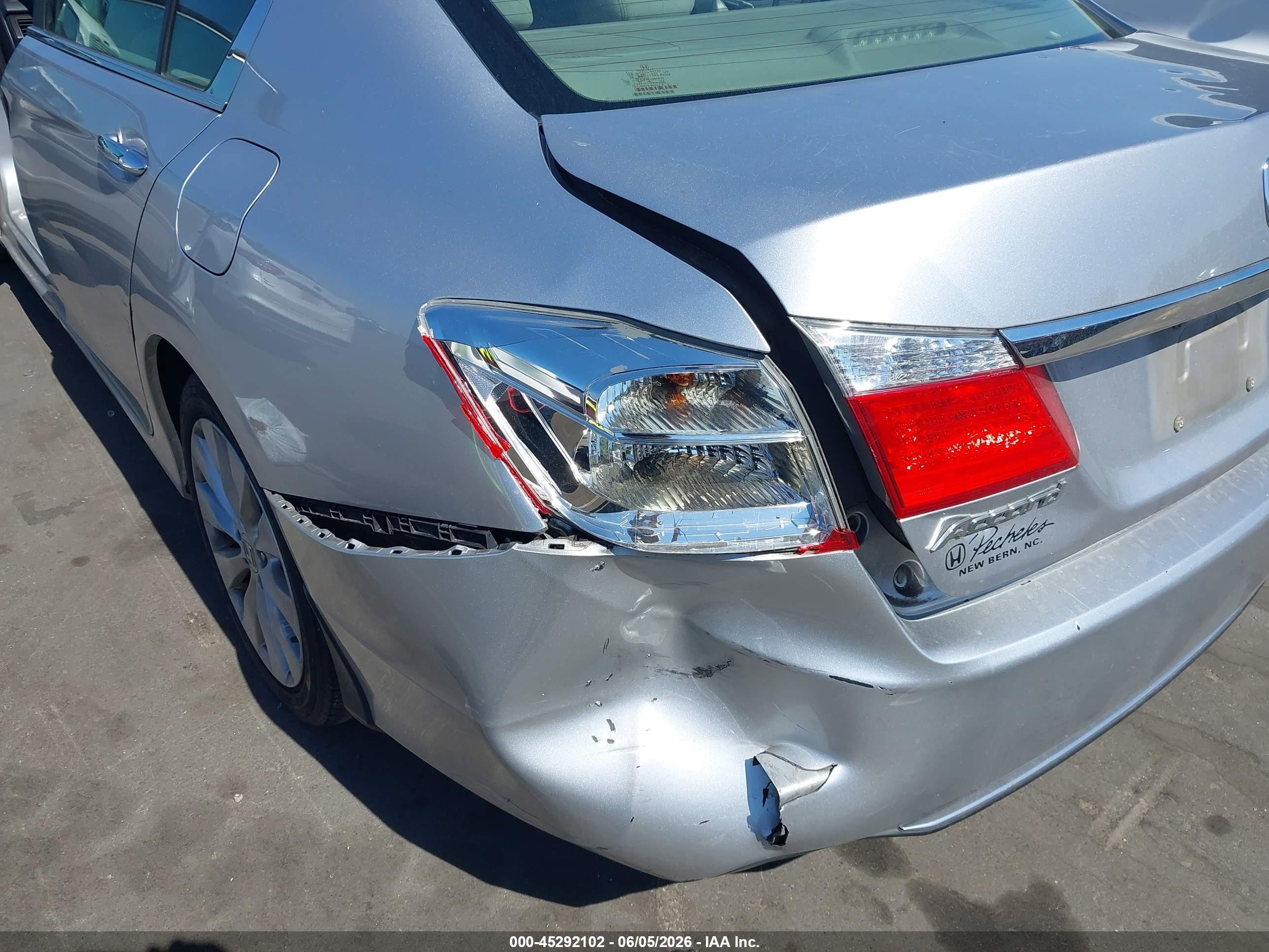 2013 Honda Accord Ex Gray vin: 1HGCR2F73DA190364