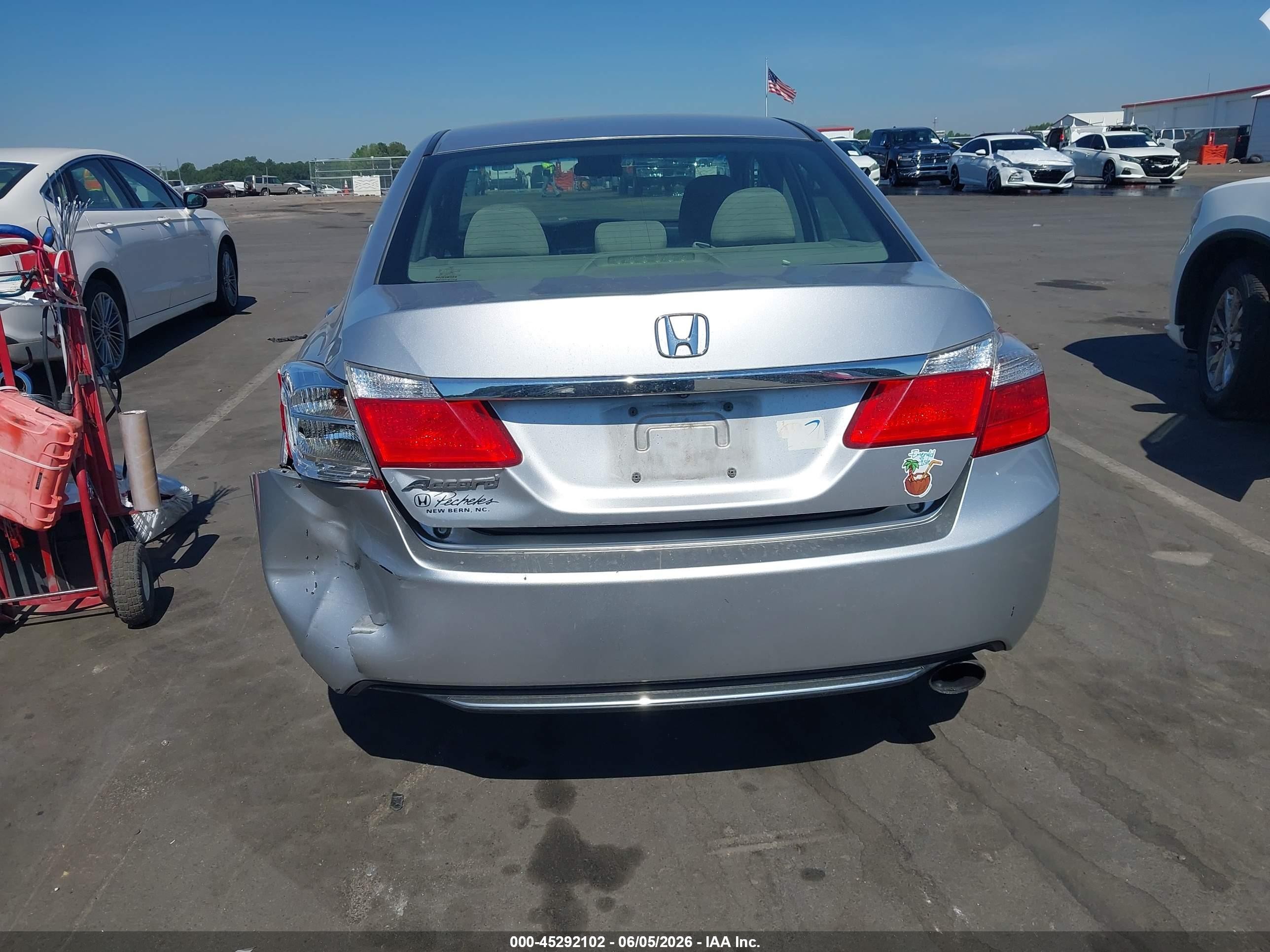 2013 Honda Accord Ex Gray vin: 1HGCR2F73DA190364