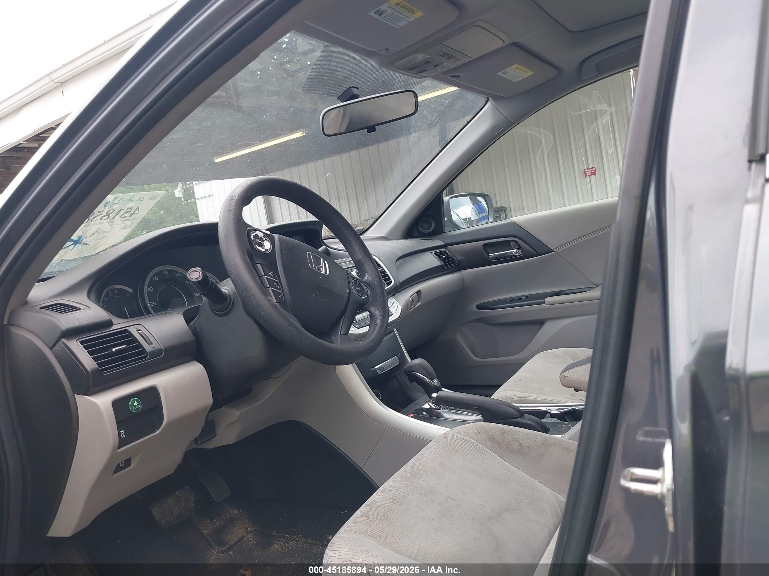 2013 Honda Accord Ex Gray vin: 1HGCR2F73DA231530