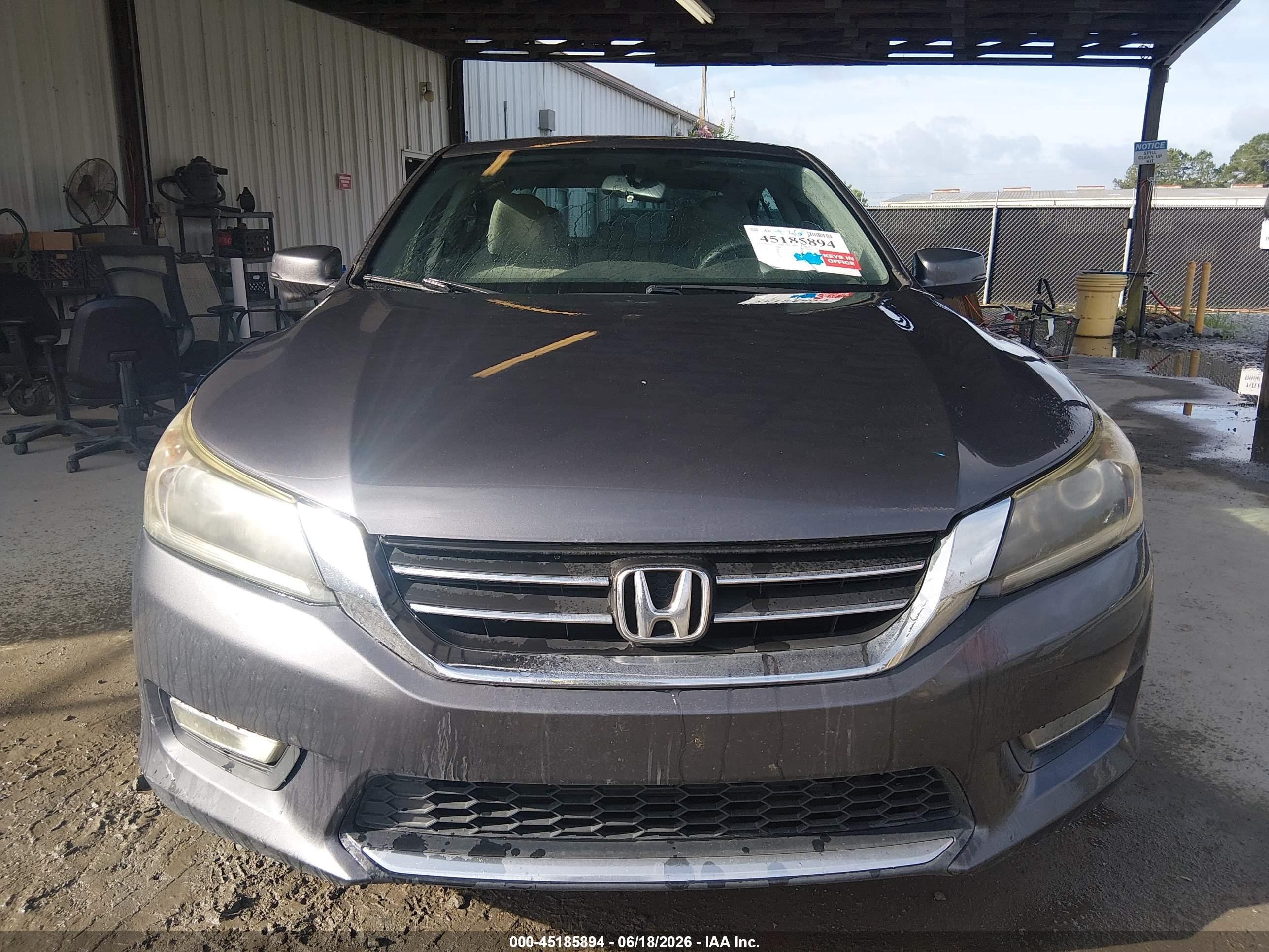 2013 Honda Accord Ex Gray vin: 1HGCR2F73DA231530
