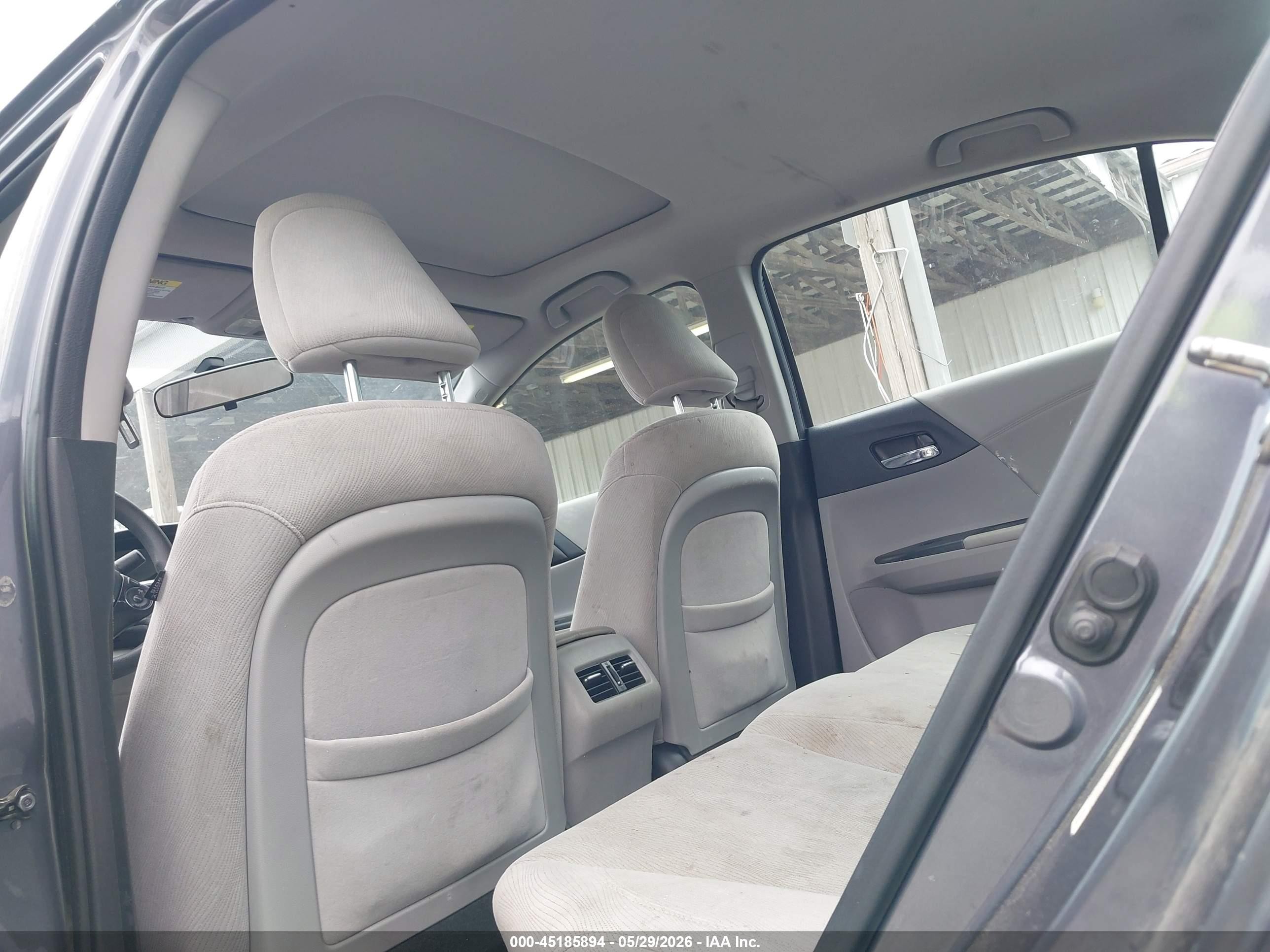 2013 Honda Accord Ex Gray vin: 1HGCR2F73DA231530