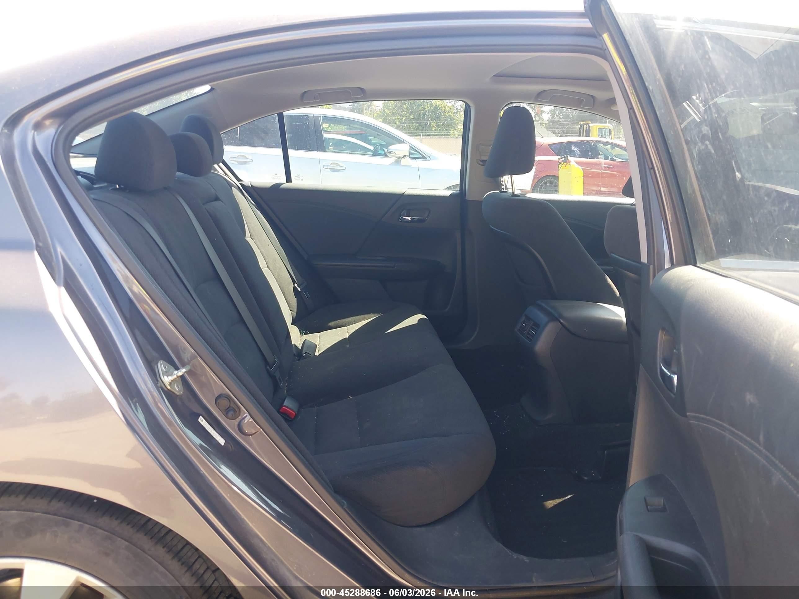 2014 Honda Accord Ex Gray vin: 1HGCR2F73EA002427