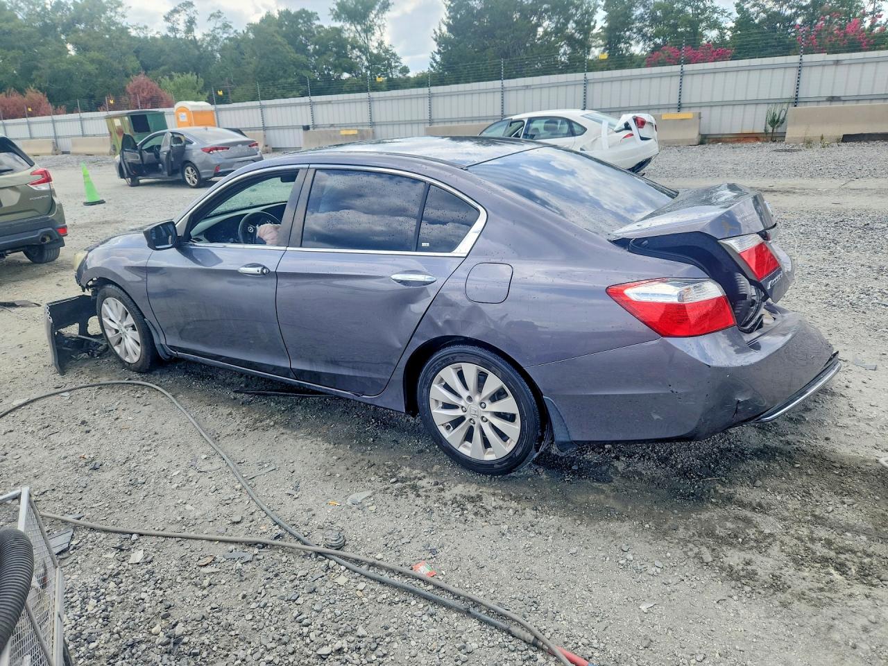 2014 Honda Accord Ex Gray vin: 1HGCR2F73EA009846