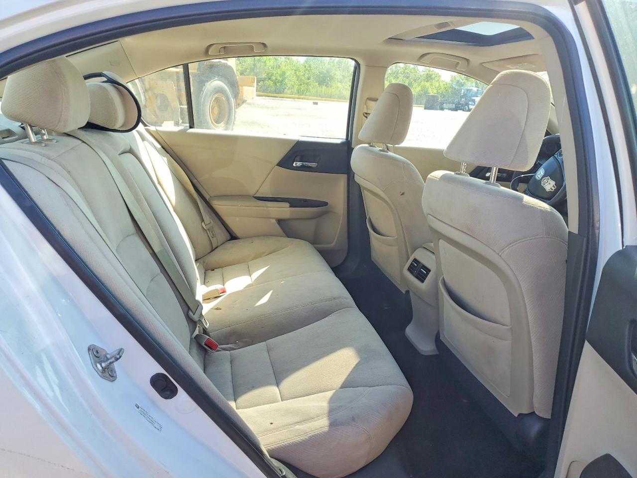 2014 Honda Accord Ex White vin: 1HGCR2F73EA025593