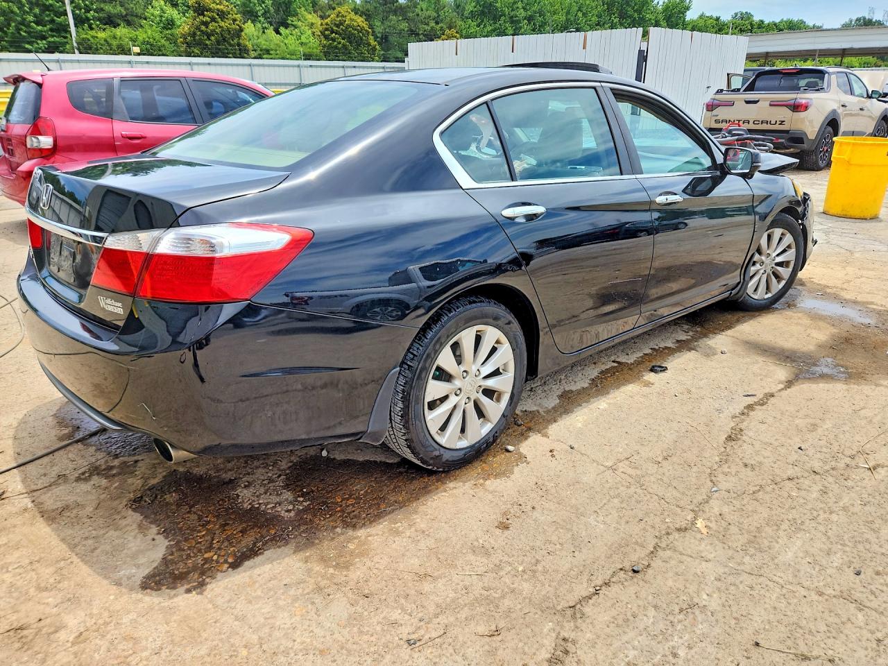 2014 Honda Accord Ex Black vin: 1HGCR2F73EA139979
