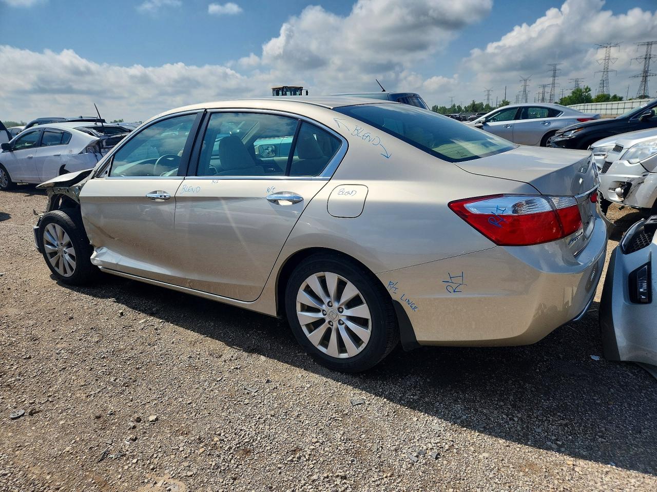 2014 Honda Accord Ex Gold vin: 1HGCR2F73EA148911