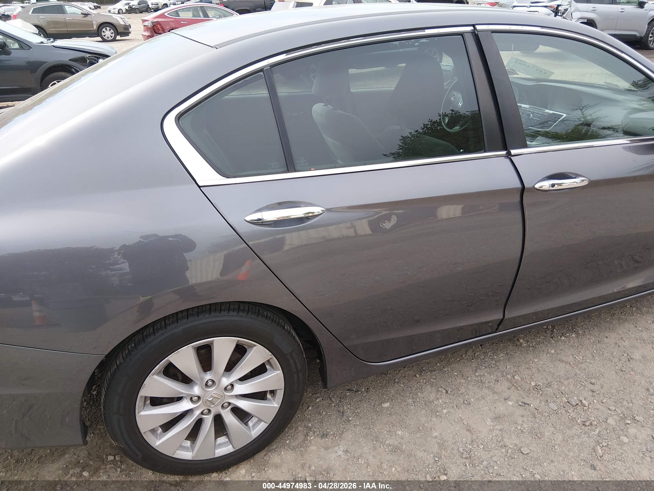 2015 Honda Accord Ex Gray vin: 1HGCR2F73FA006186