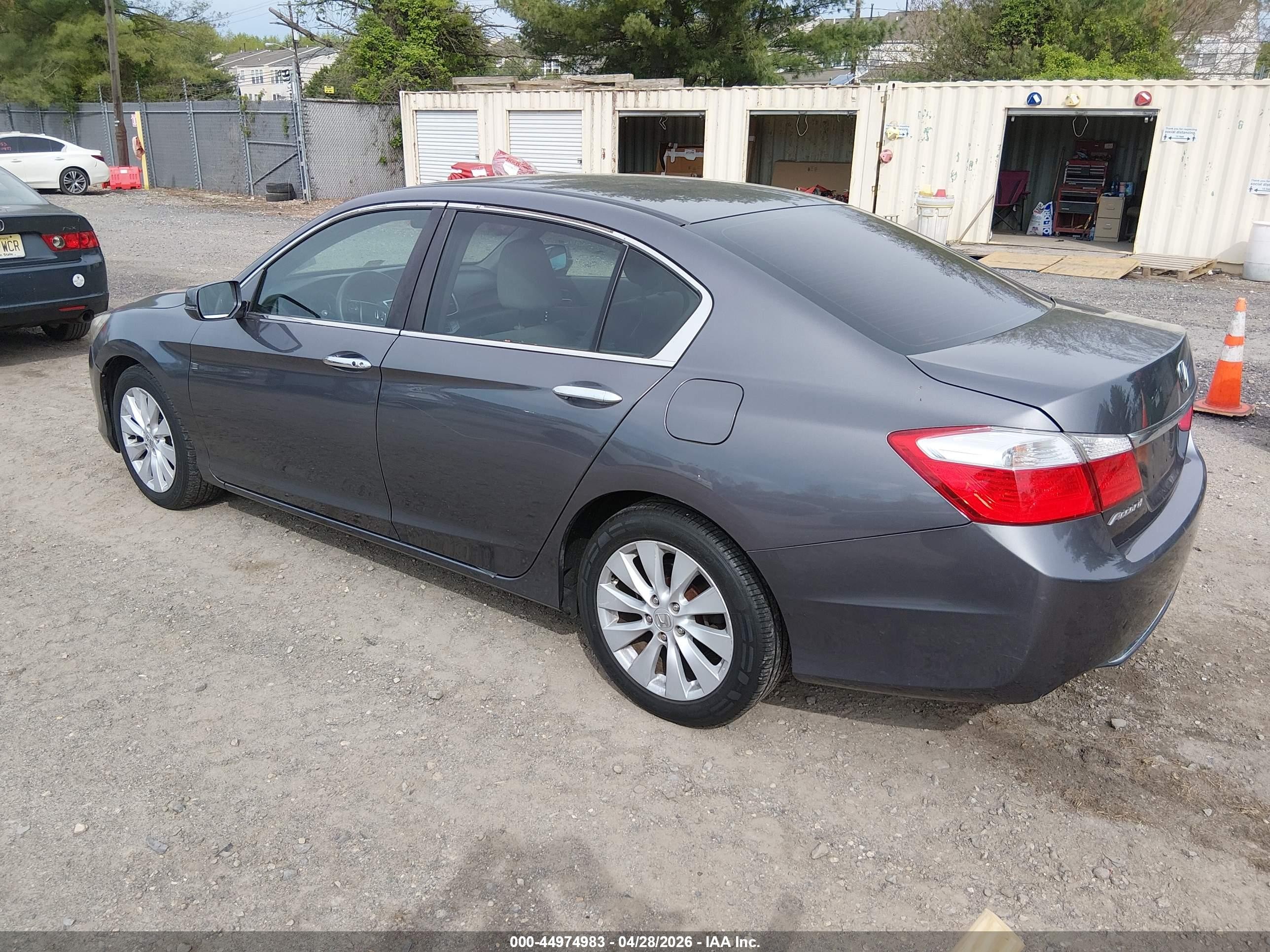 2015 Honda Accord Ex Gray vin: 1HGCR2F73FA006186