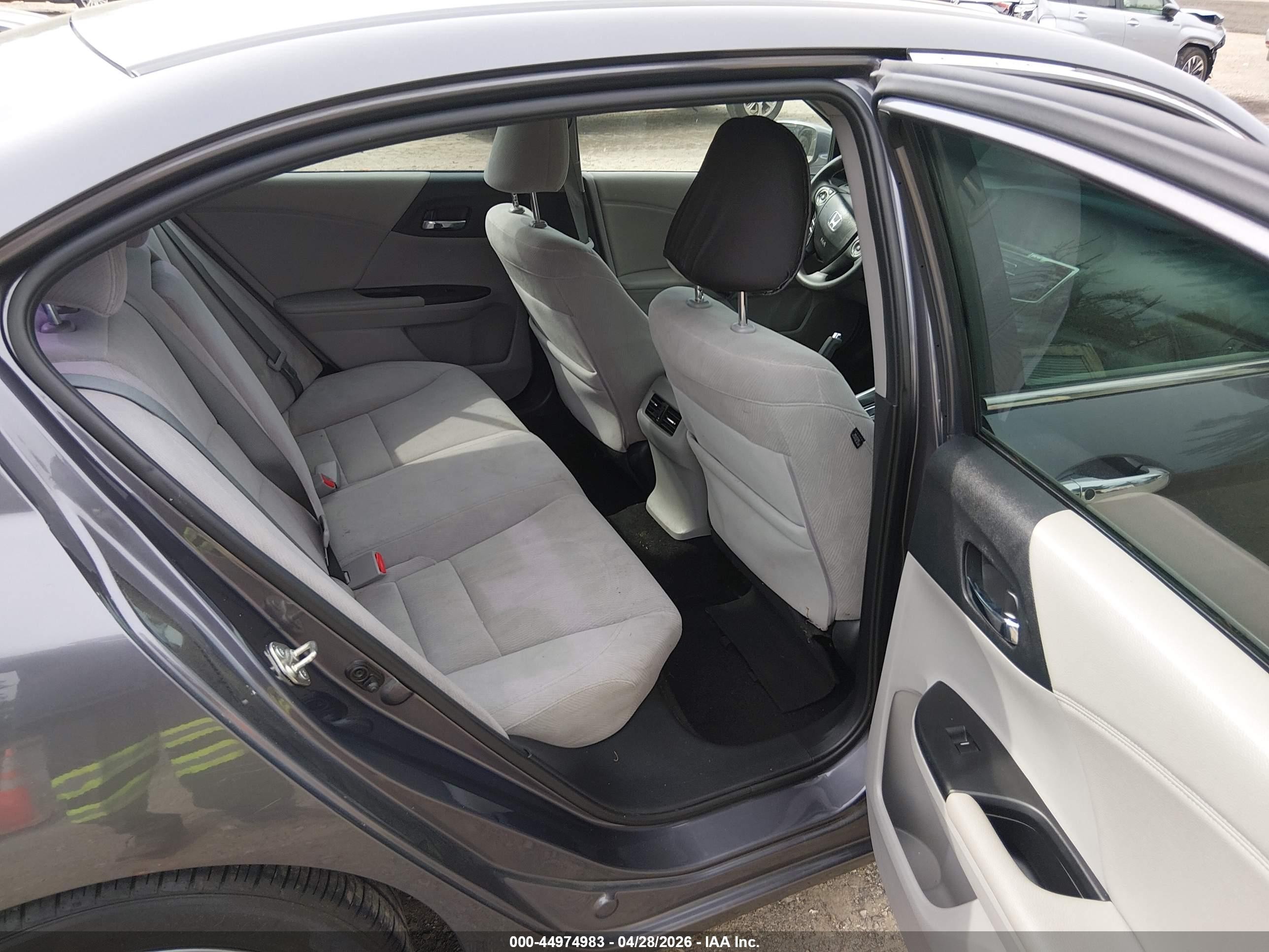 2015 Honda Accord Ex Gray vin: 1HGCR2F73FA006186
