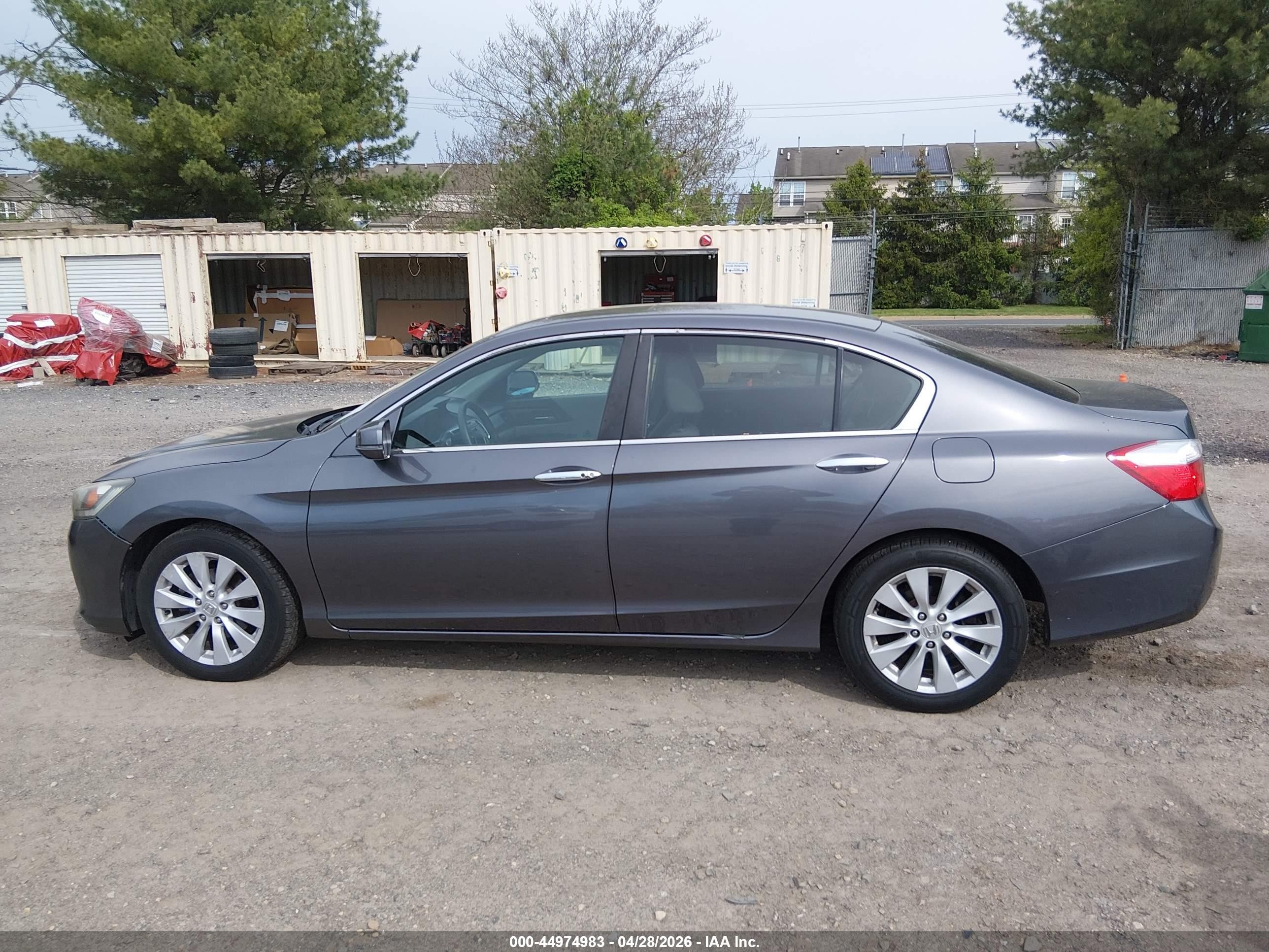 2015 Honda Accord Ex Gray vin: 1HGCR2F73FA006186