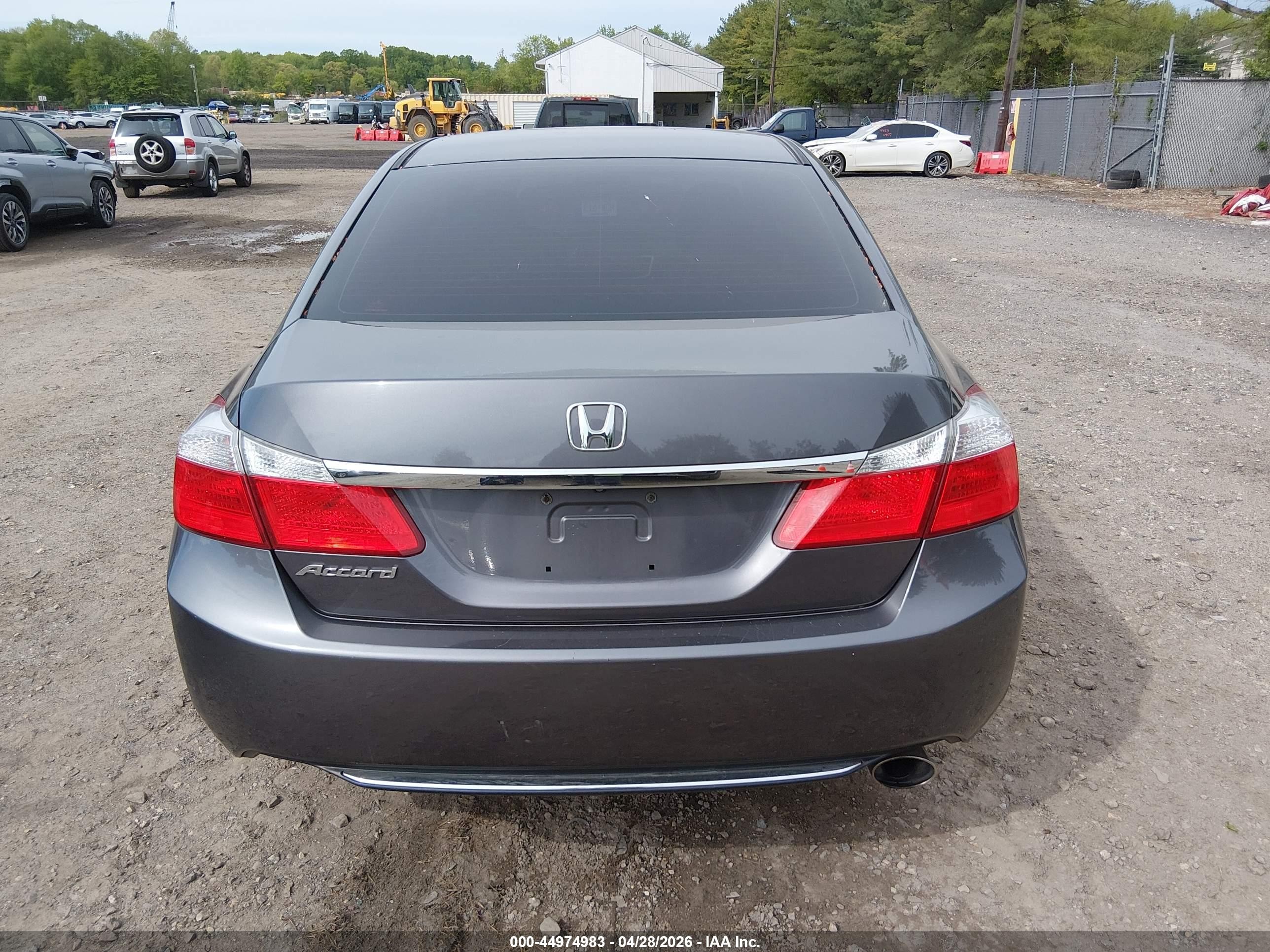 2015 Honda Accord Ex Gray vin: 1HGCR2F73FA006186