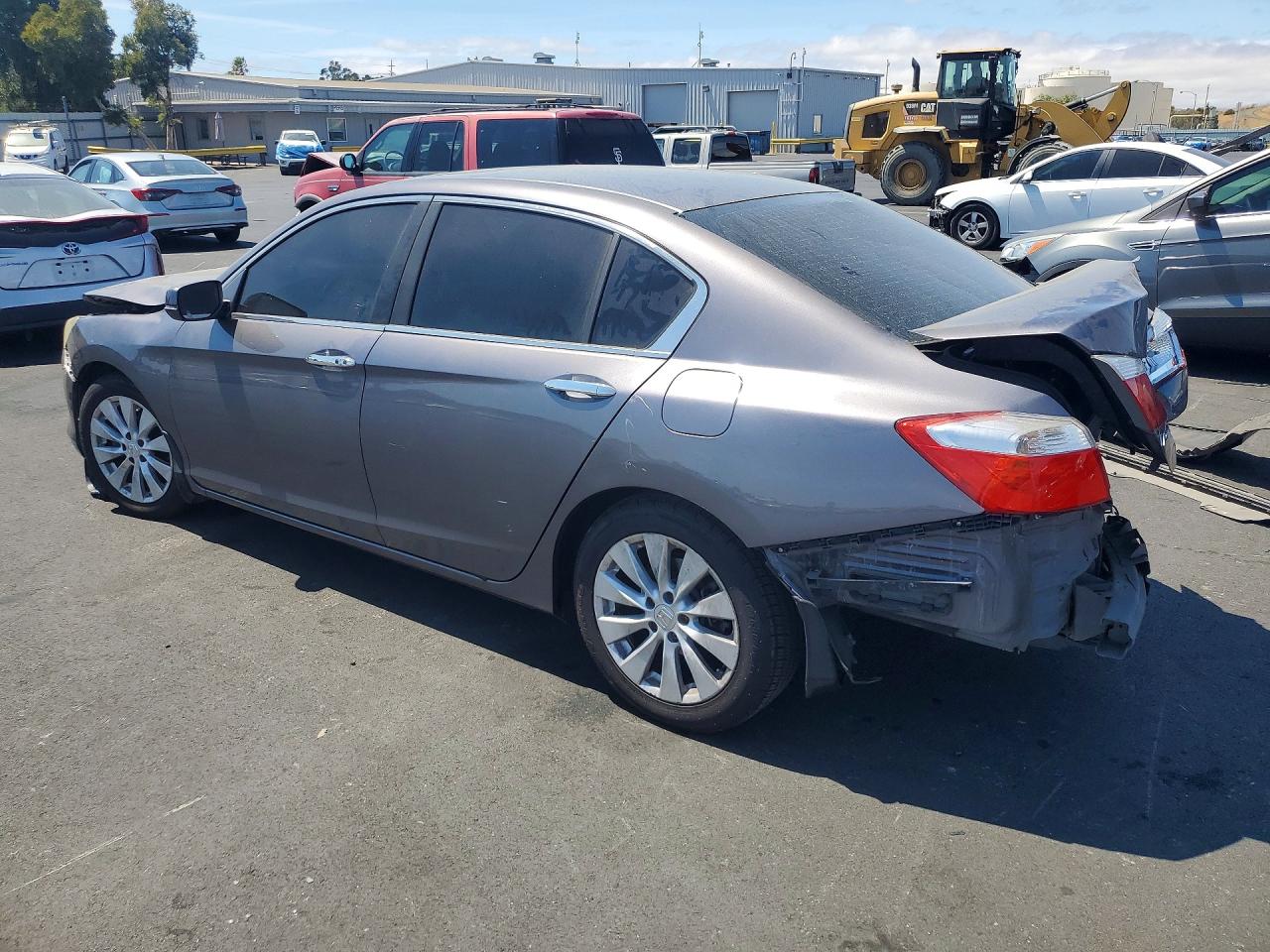 2015 Honda Accord Ex Gray vin: 1HGCR2F73FA012456