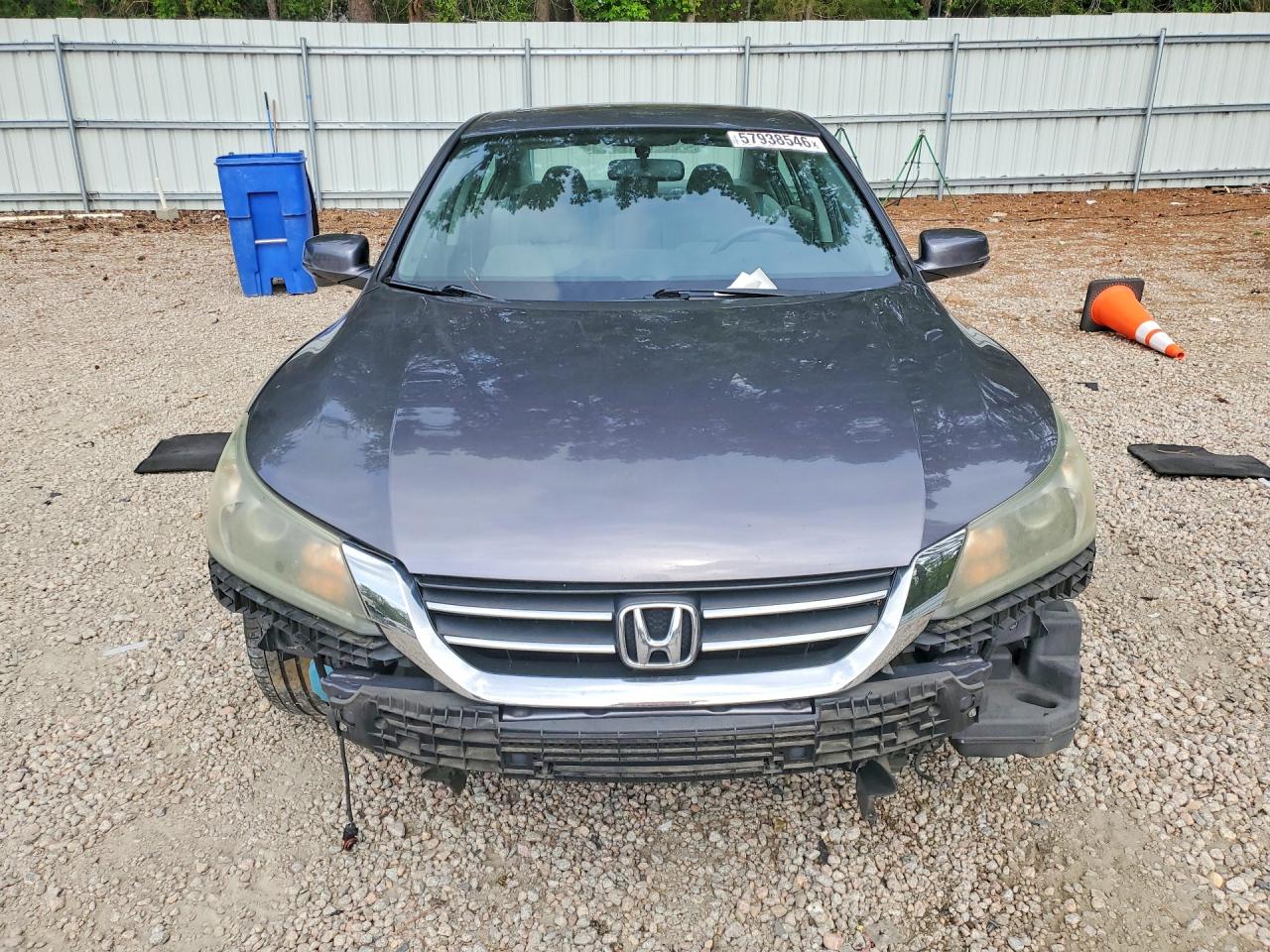2015 Honda Accord Ex Gray vin: 1HGCR2F73FA023635