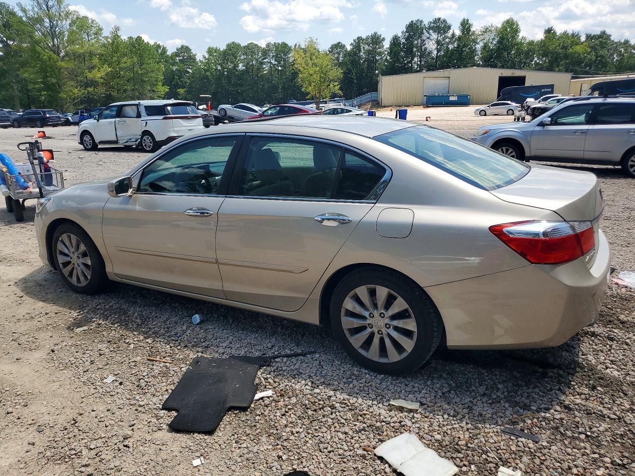2015 Honda Accord Ex Бежевый vin: 1HGCR2F73FA049037