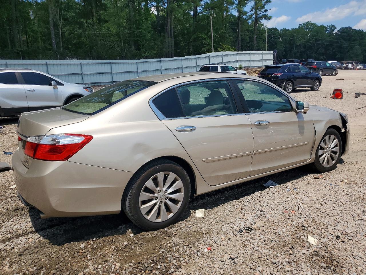 2015 Honda Accord Ex Бежевый vin: 1HGCR2F73FA049037