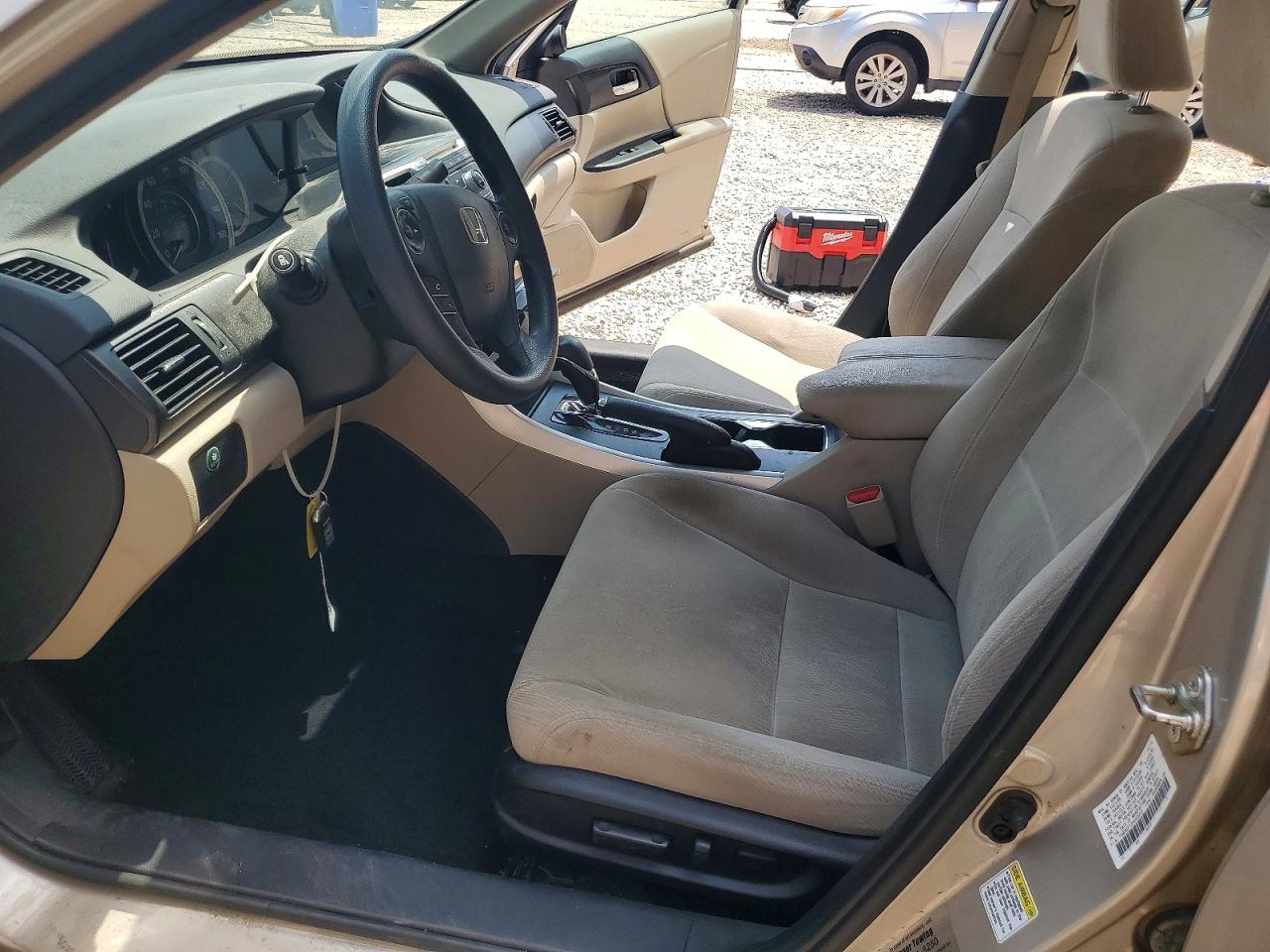 2015 Honda Accord Ex Бежевый vin: 1HGCR2F73FA049037
