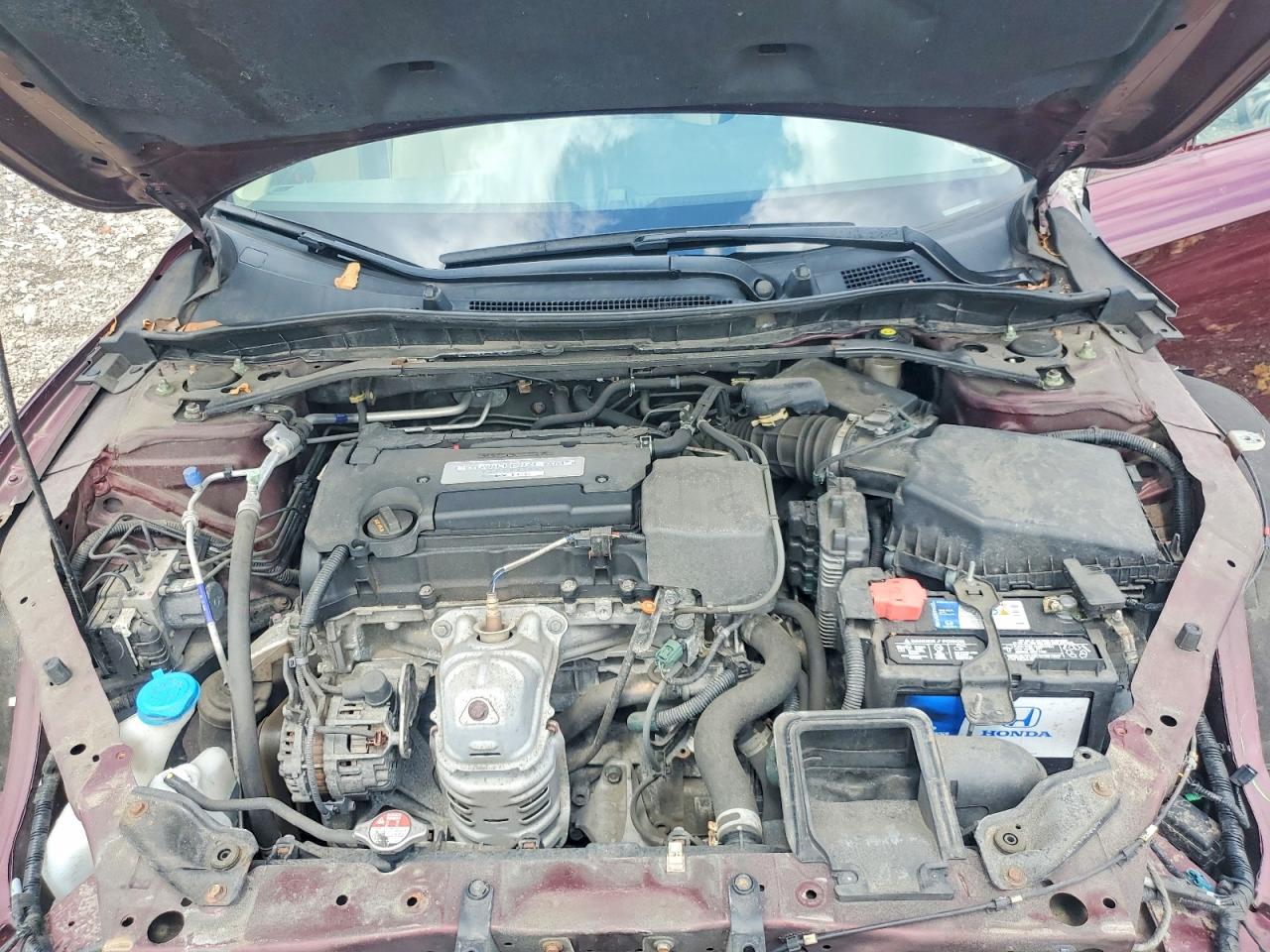 2015 Honda Accord Ex Maroon vin: 1HGCR2F73FA049748
