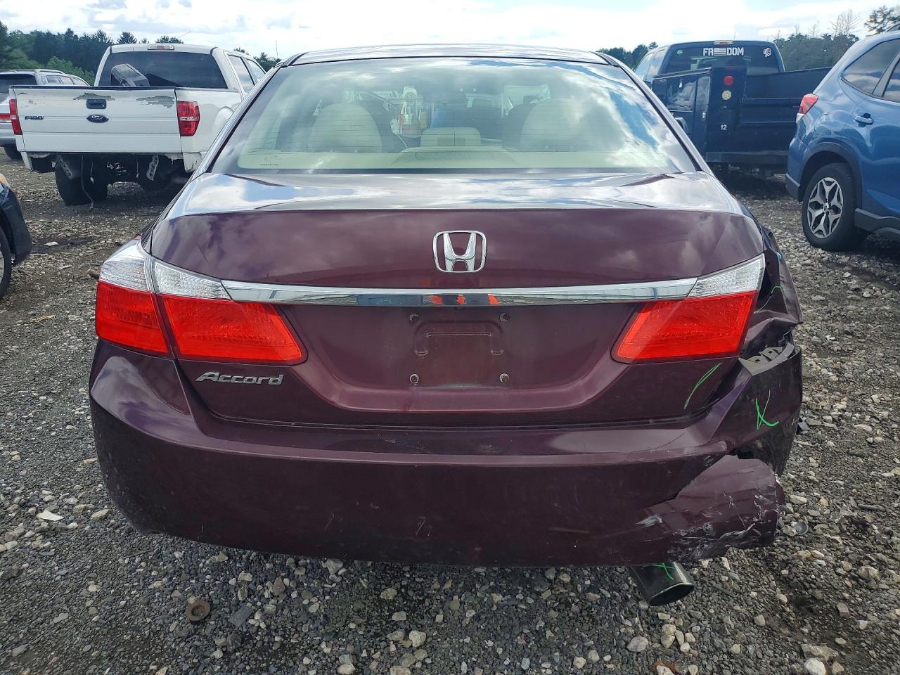 2015 Honda Accord Ex Maroon vin: 1HGCR2F73FA049748