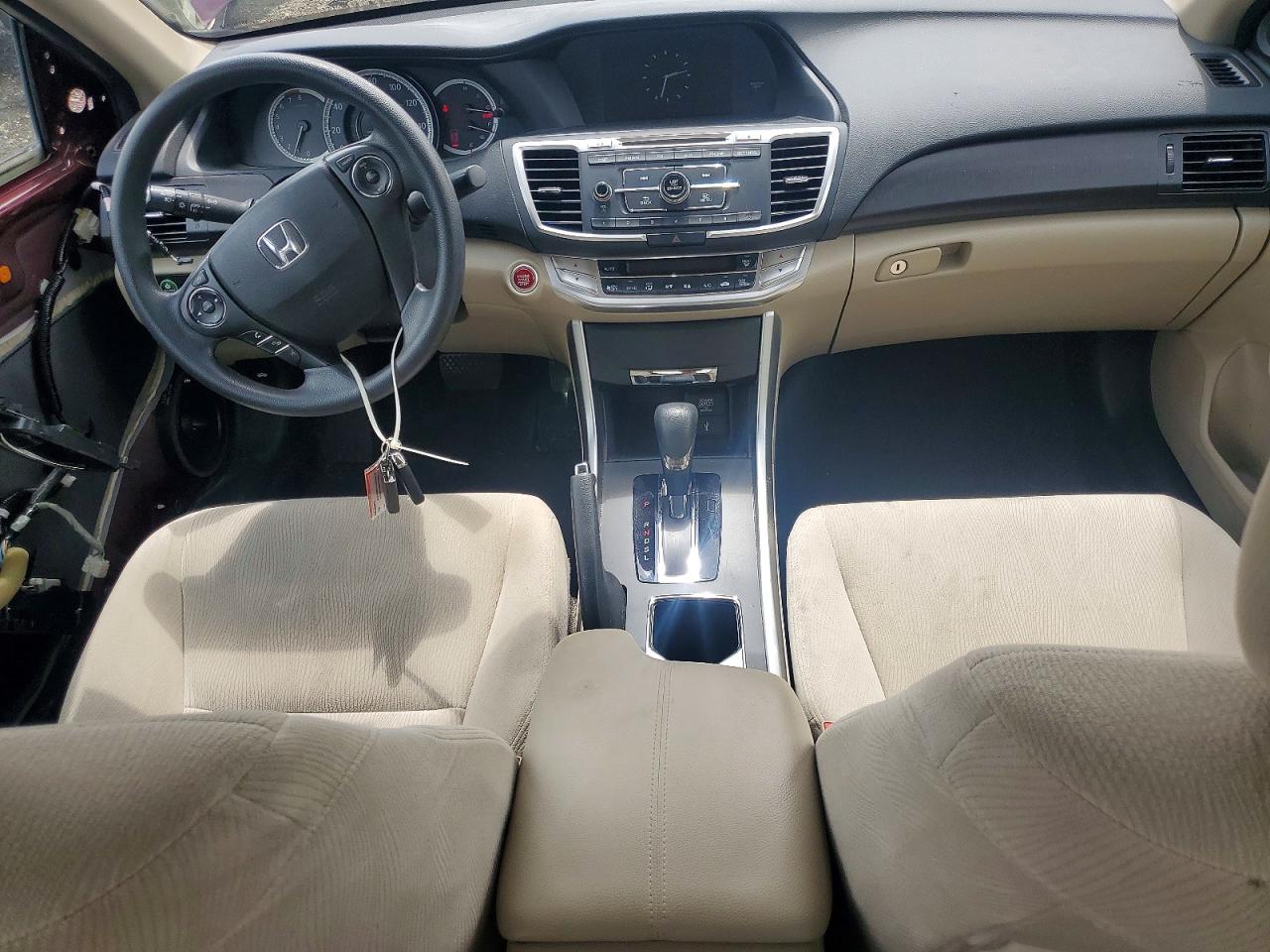 2015 Honda Accord Ex Maroon vin: 1HGCR2F73FA049748