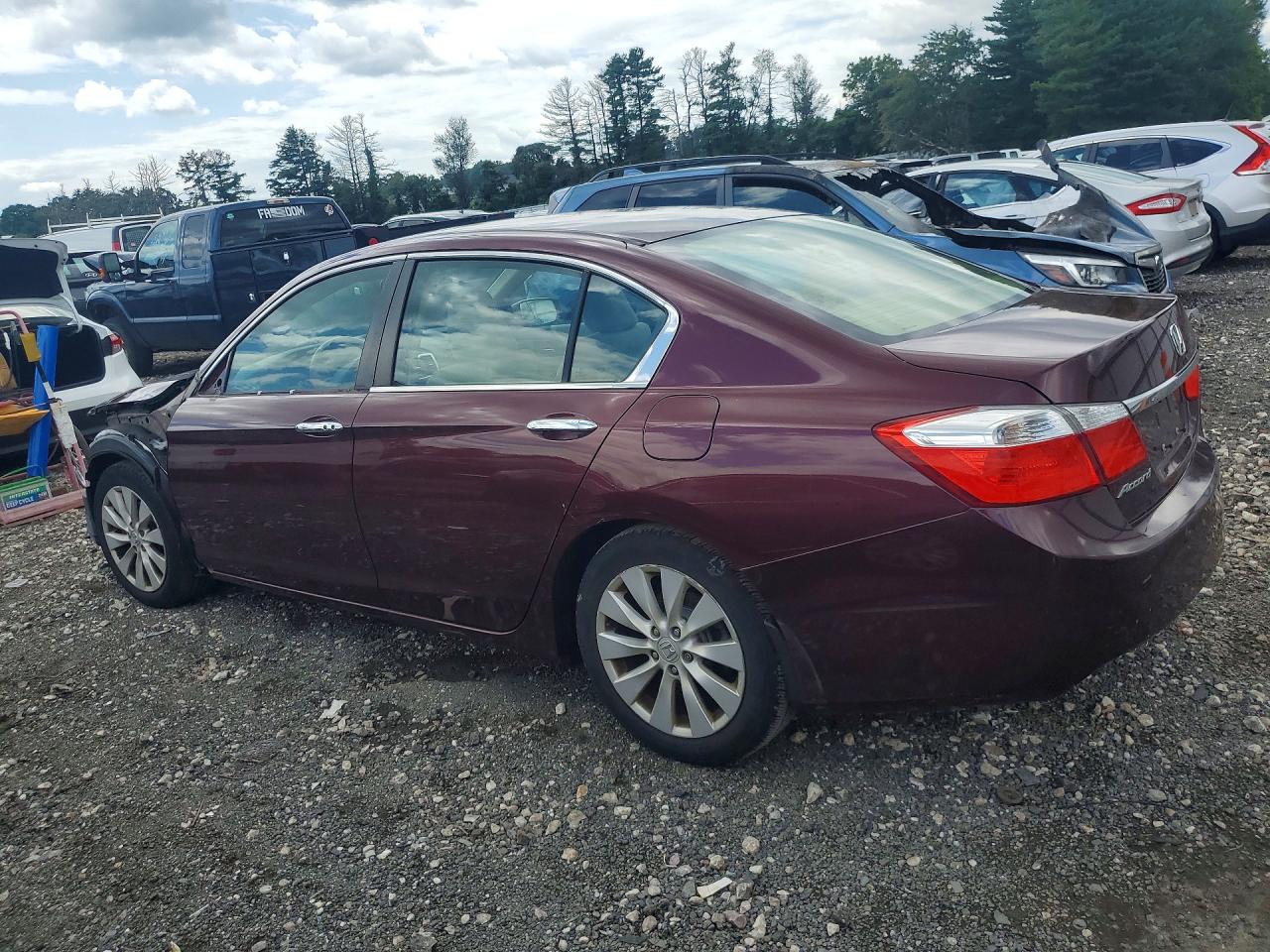 2015 Honda Accord Ex Maroon vin: 1HGCR2F73FA049748