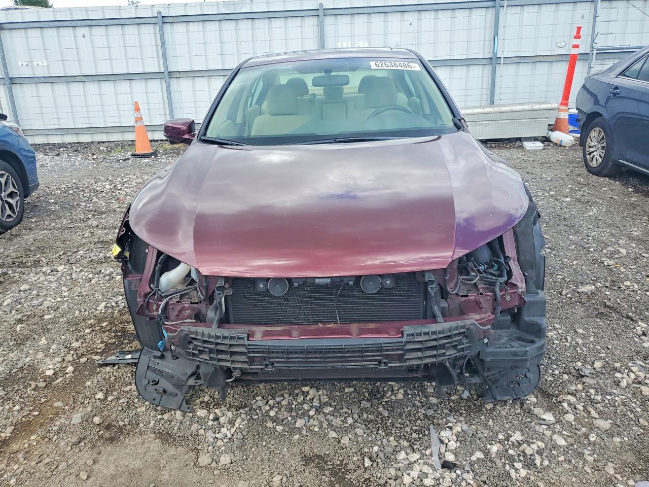 2015 Honda Accord Ex Maroon vin: 1HGCR2F73FA049748