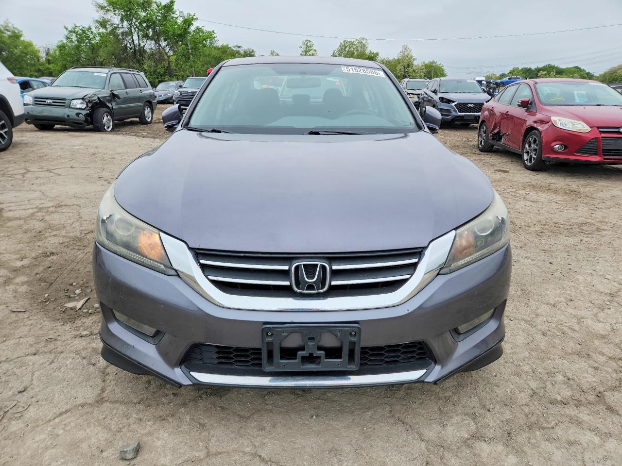 2015 Honda Accord Ex Серый vin: 1HGCR2F73FA057591