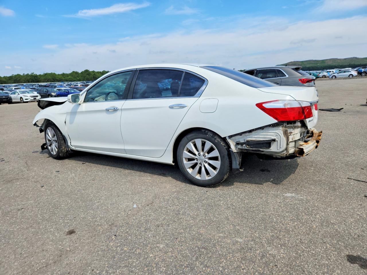 2015 Honda Accord Ex Белый vin: 1HGCR2F73FA096990