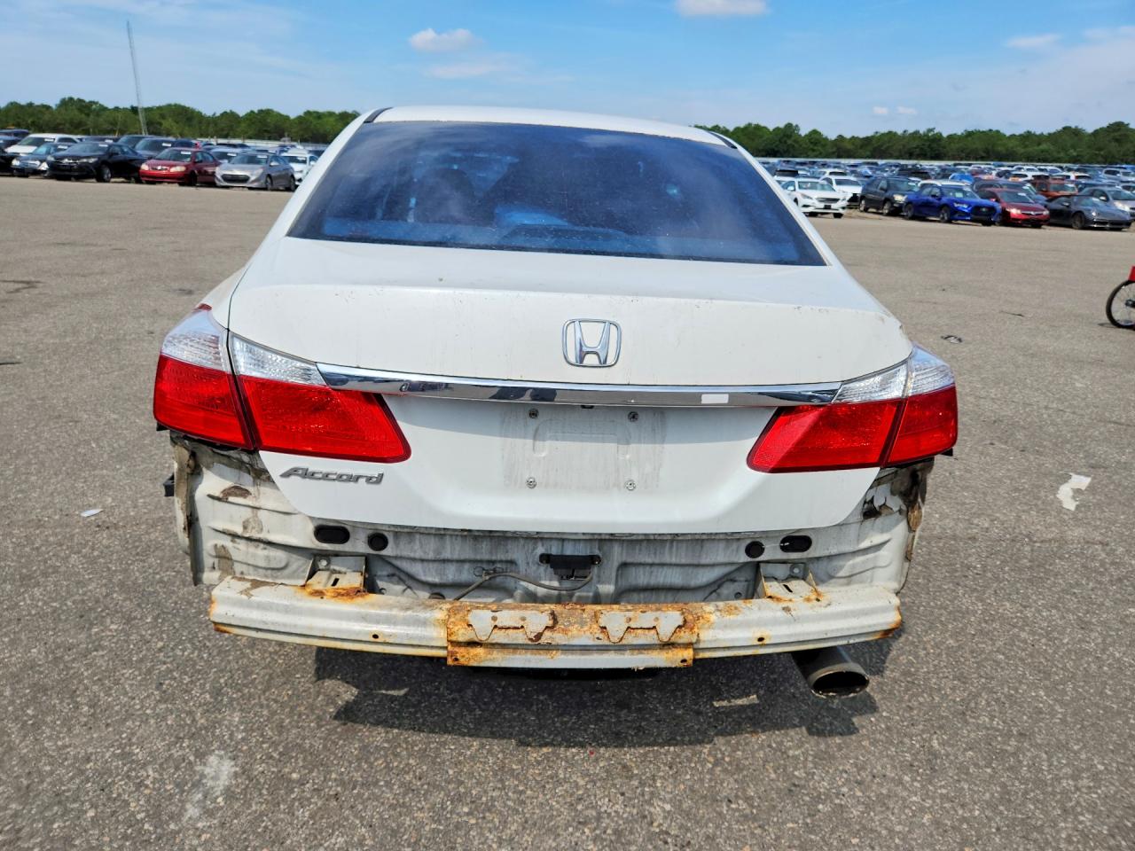 2015 Honda Accord Ex Белый vin: 1HGCR2F73FA096990