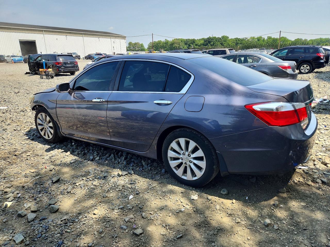 2015 Honda Accord Ex Gray vin: 1HGCR2F73FA103596