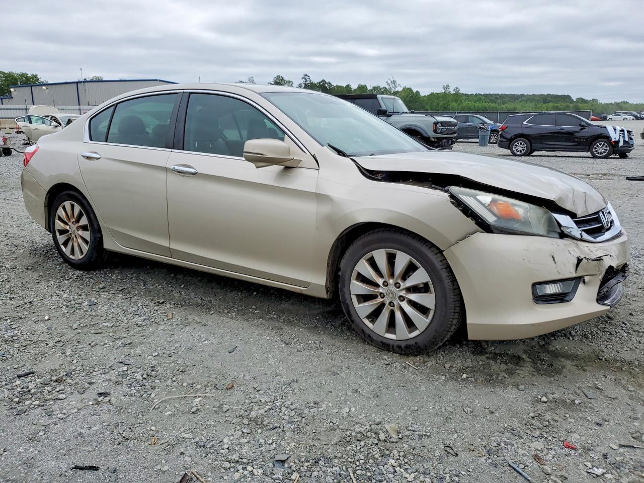 2015 Honda Accord Ex Золотой vin: 1HGCR2F73FA121127