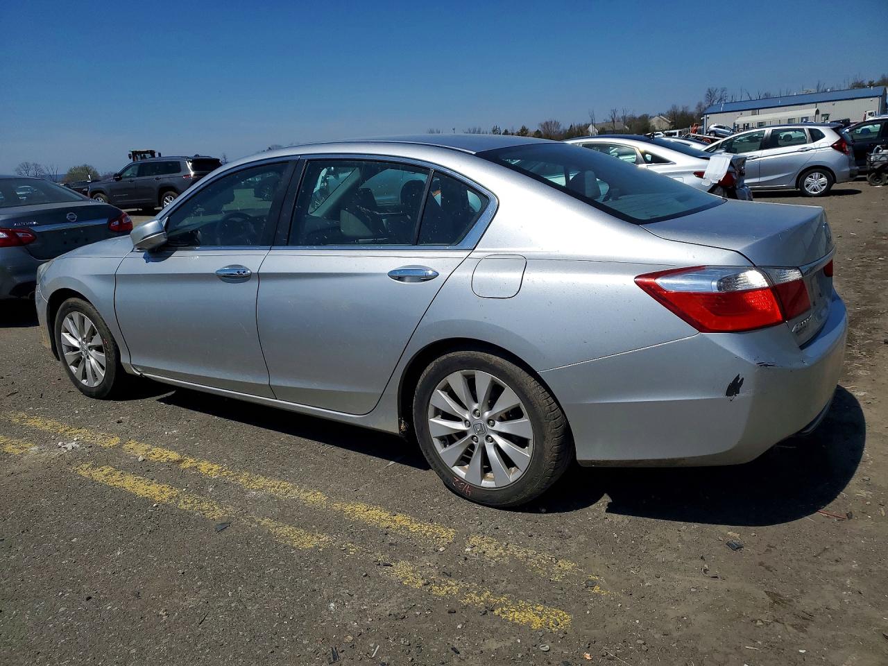 2015 Honda Accord Ex Silver vin: 1HGCR2F73FA136209