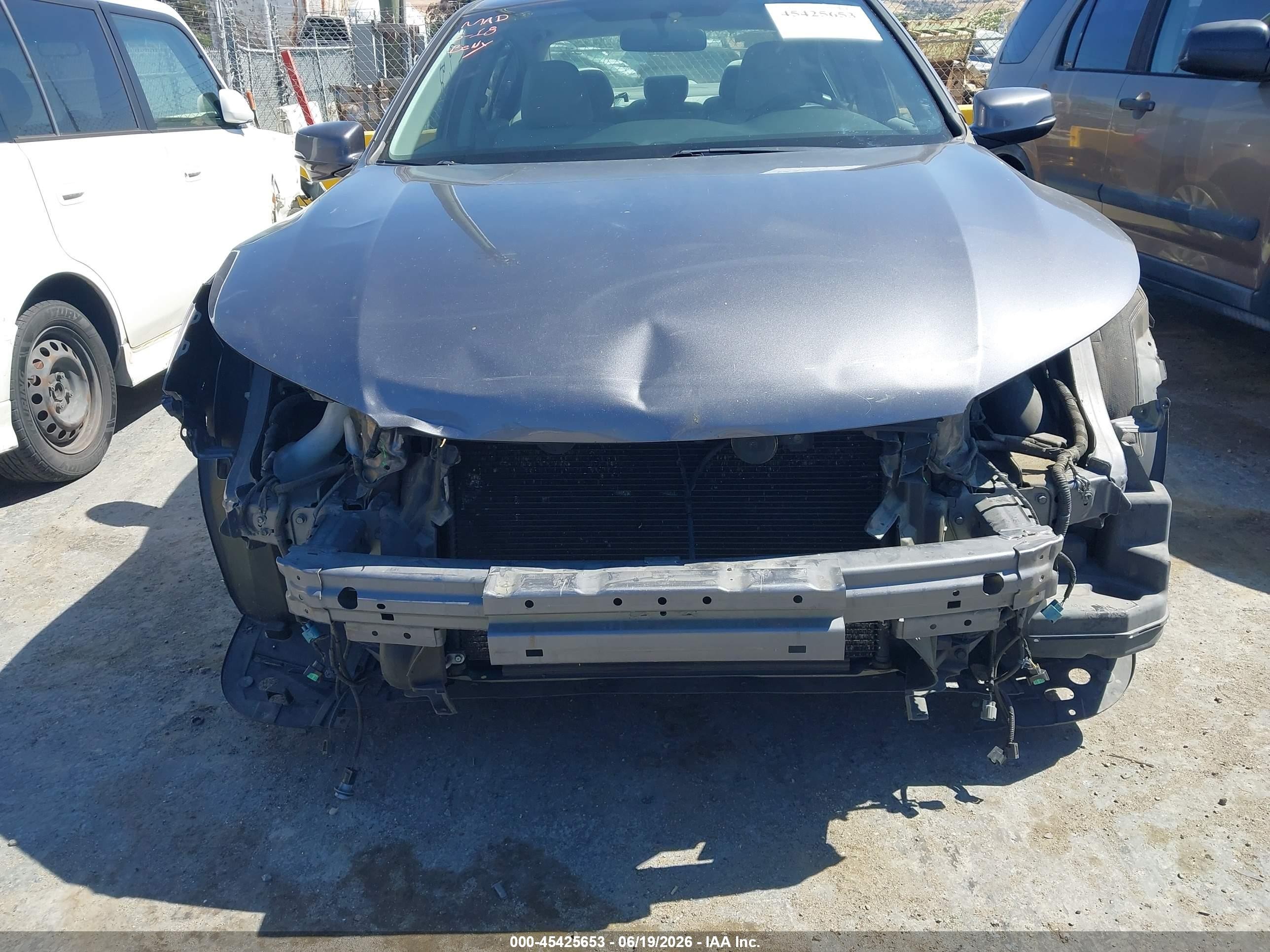 2015 Honda Accord Ex Gray vin: 1HGCR2F73FA166620