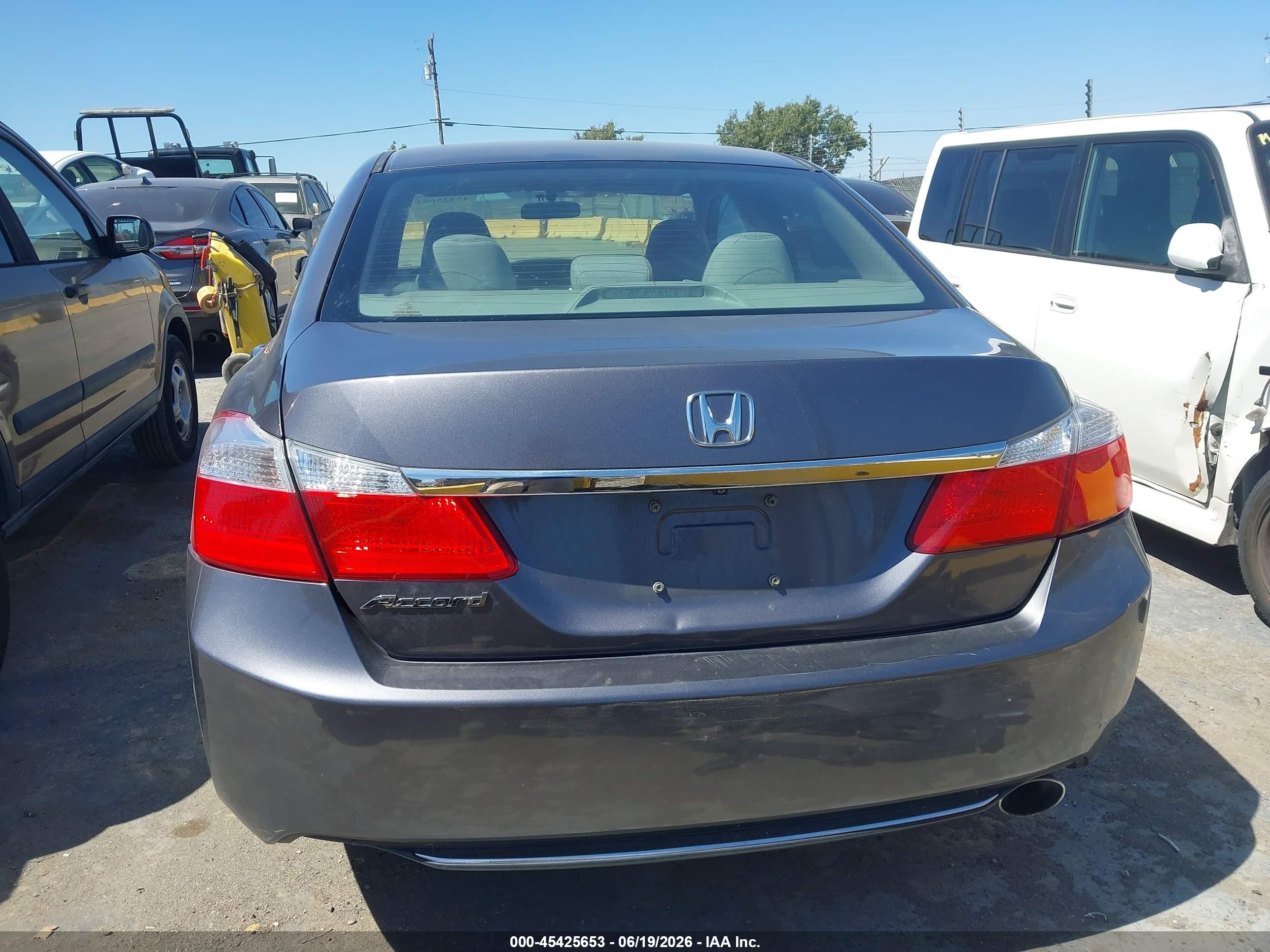 2015 Honda Accord Ex Gray vin: 1HGCR2F73FA166620