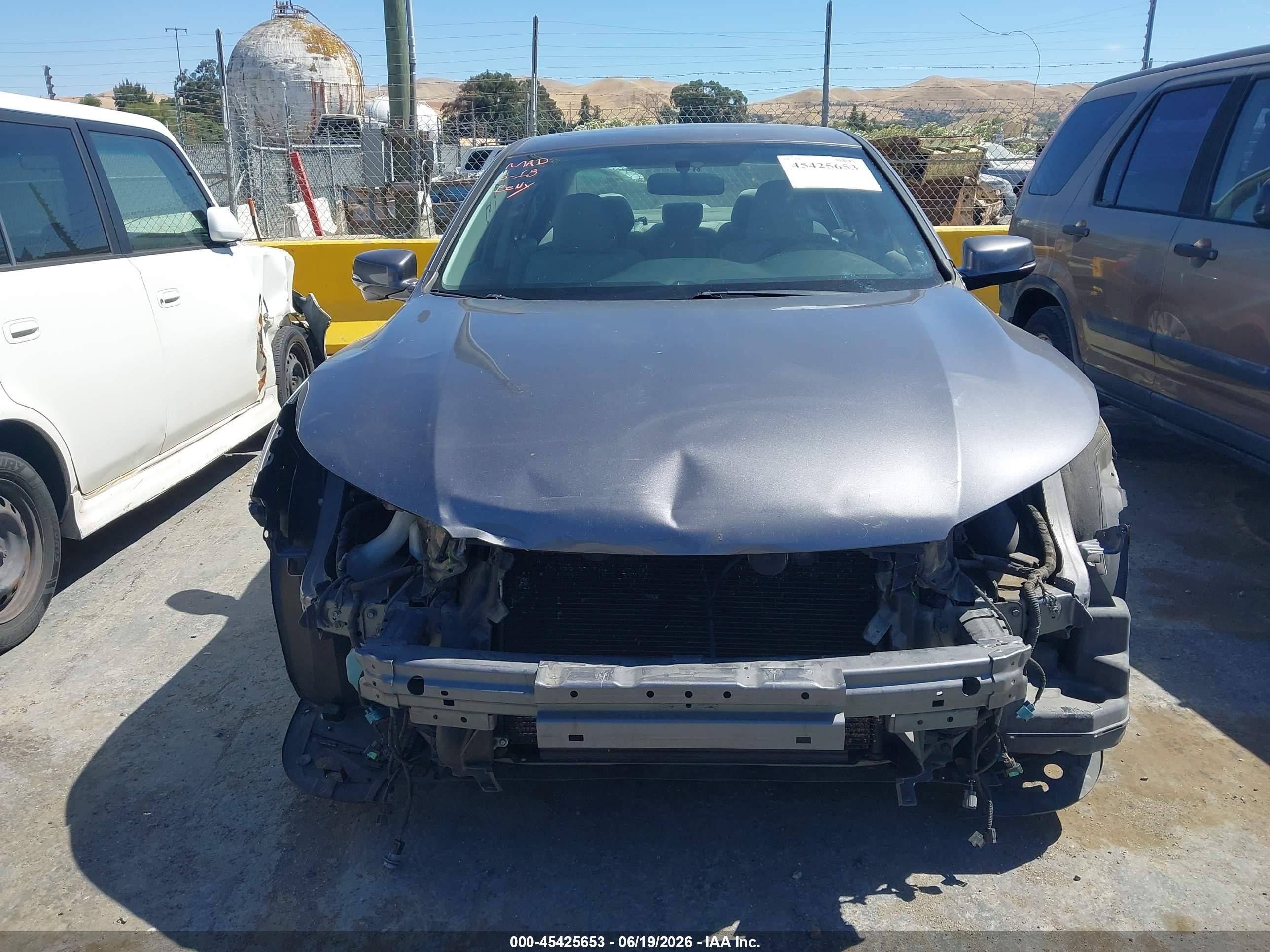 2015 Honda Accord Ex Gray vin: 1HGCR2F73FA166620