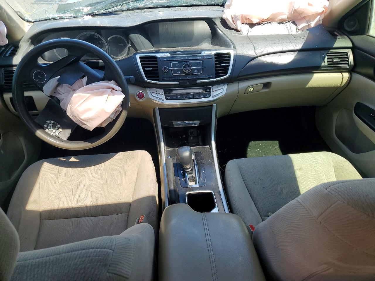 2015 Honda Accord Ex White vin: 1HGCR2F73FA246029