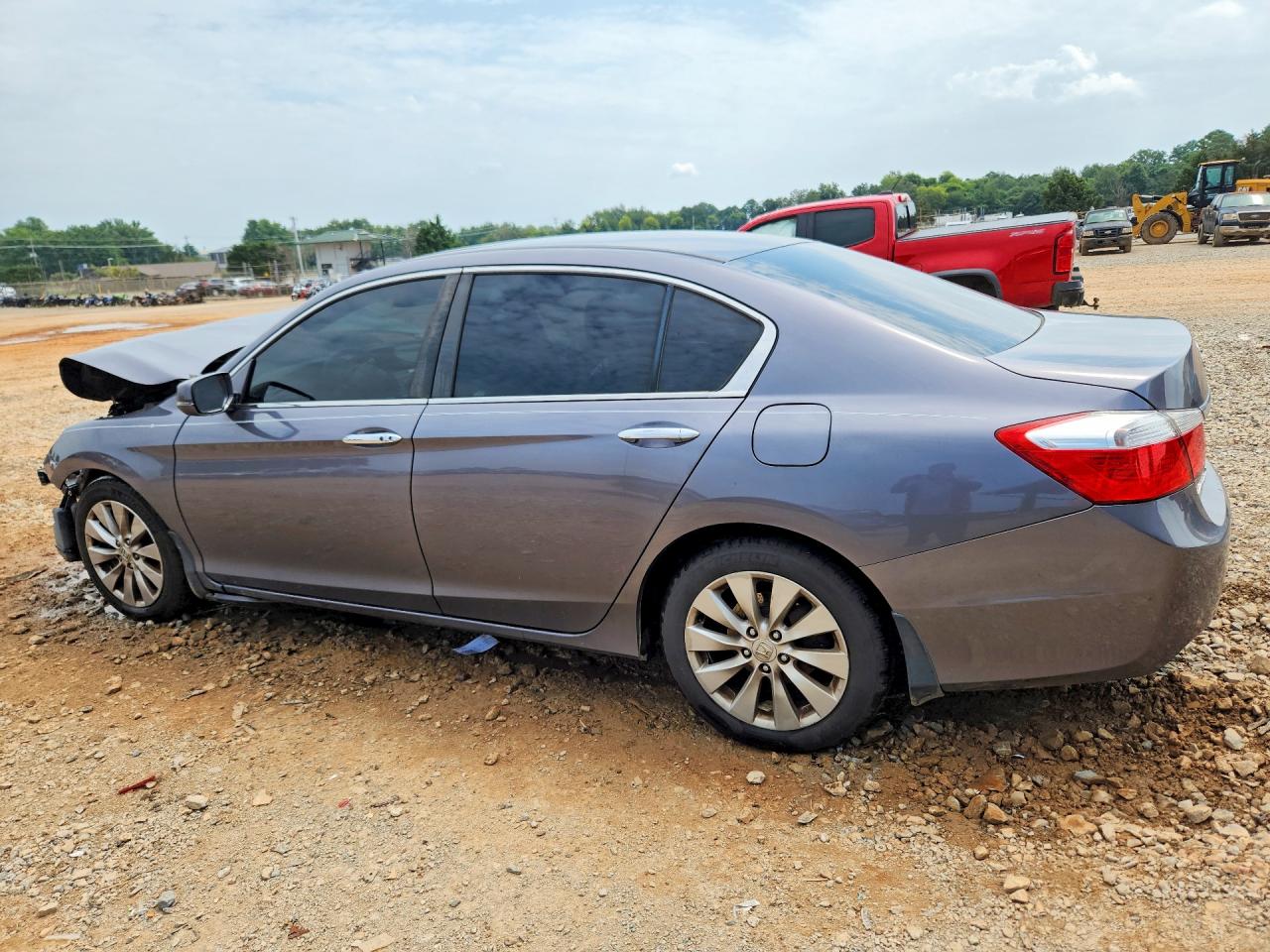 2015 Honda Accord Ex Gray vin: 1HGCR2F73FA254633
