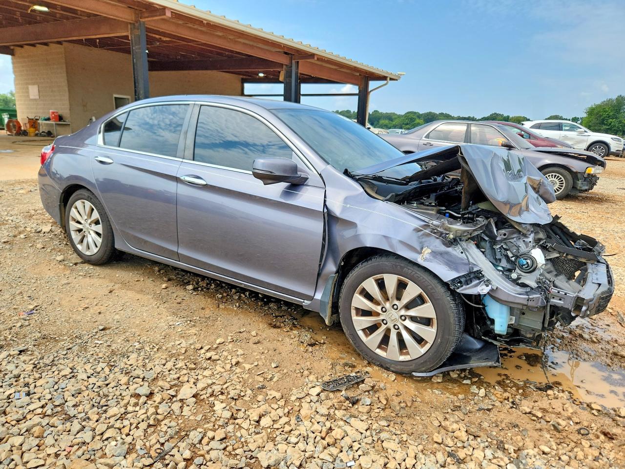 2015 Honda Accord Ex Gray vin: 1HGCR2F73FA254633
