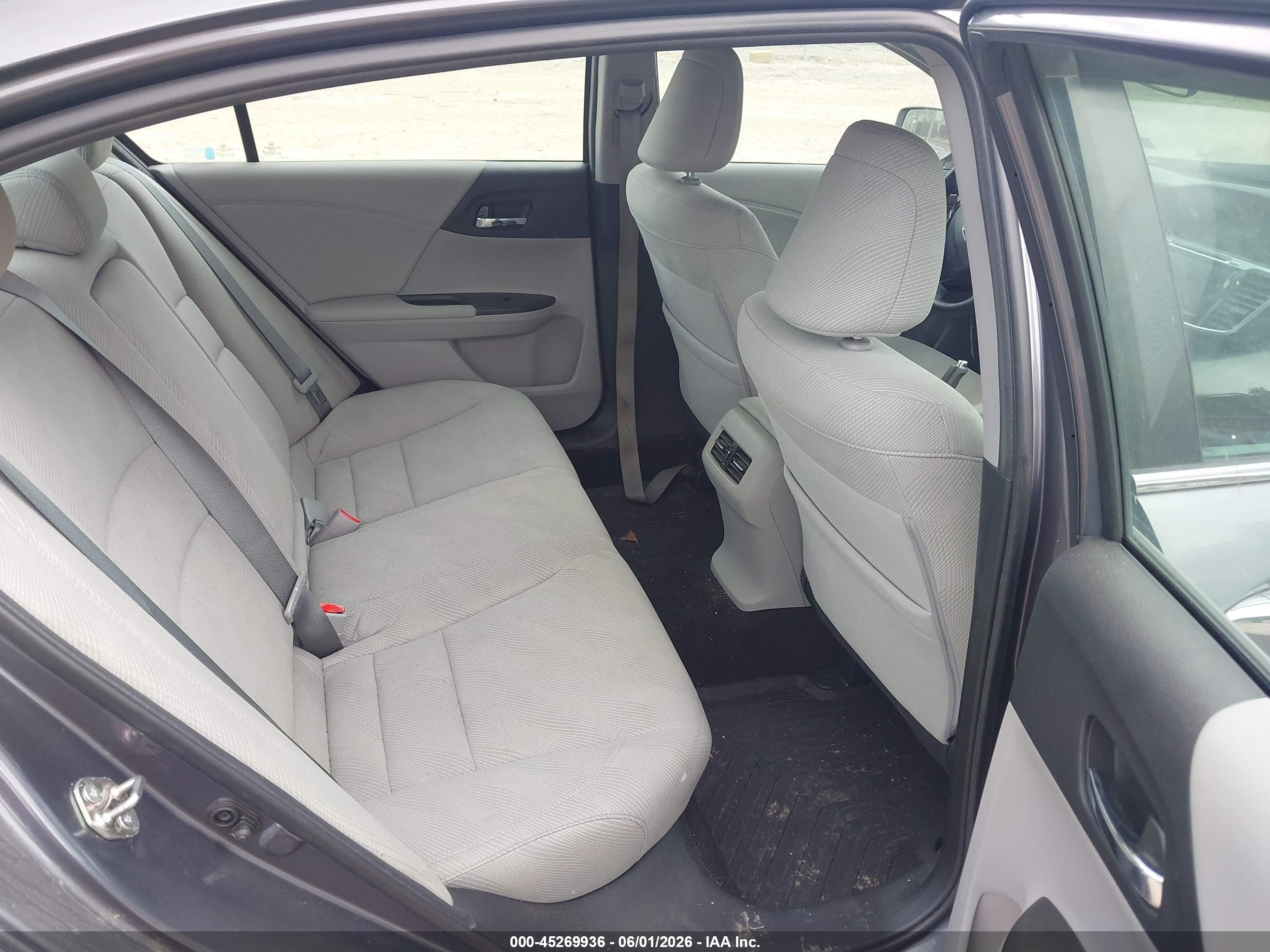 2016 Honda Accord Ex Gray vin: 1HGCR2F73GA192197
