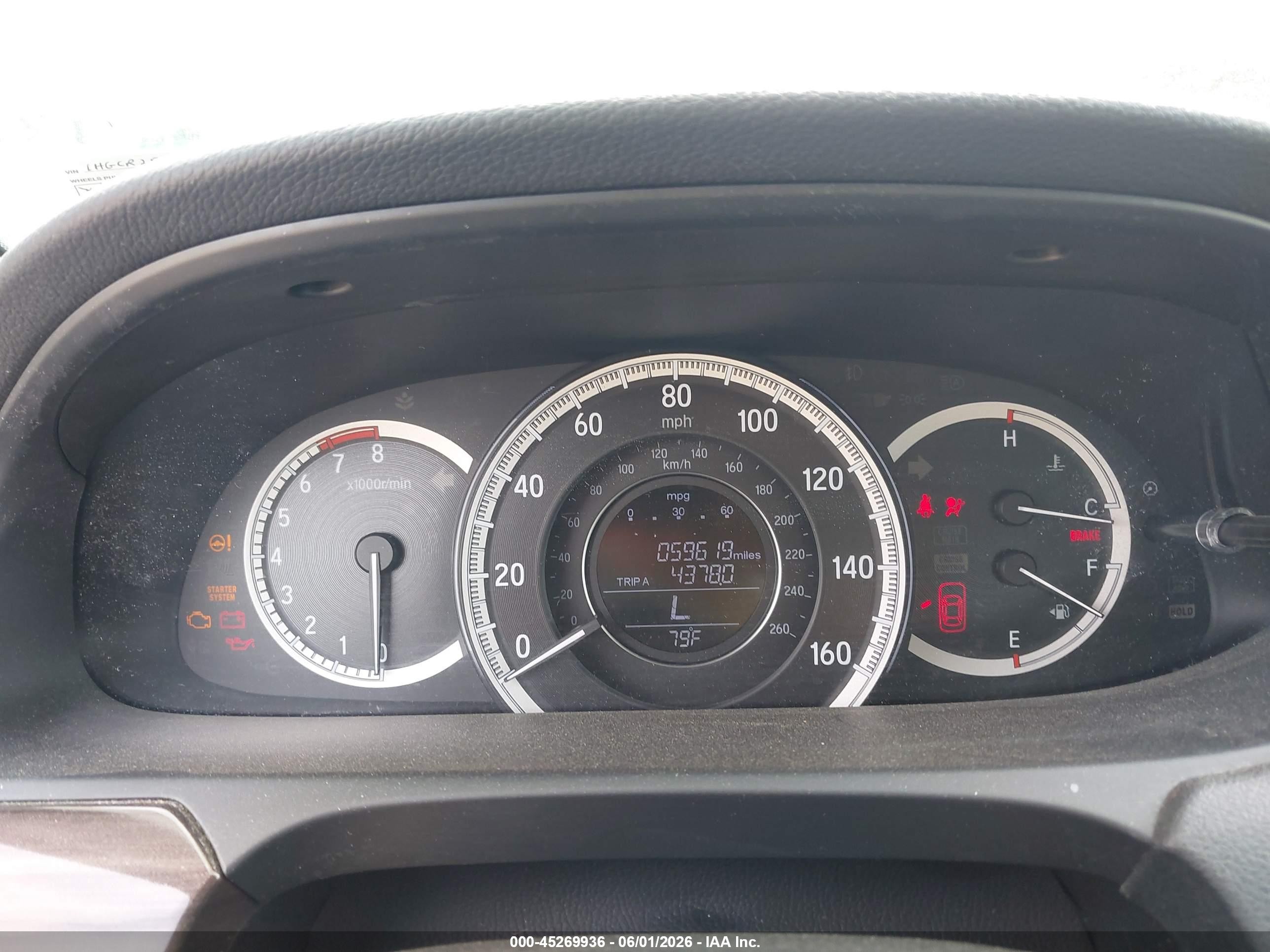 2016 Honda Accord Ex Gray vin: 1HGCR2F73GA192197