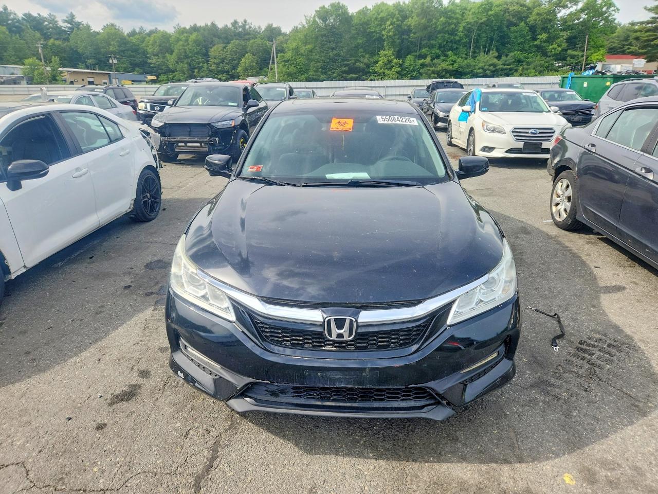 2016 Honda Accord Ex Черный vin: 1HGCR2F73GA236098