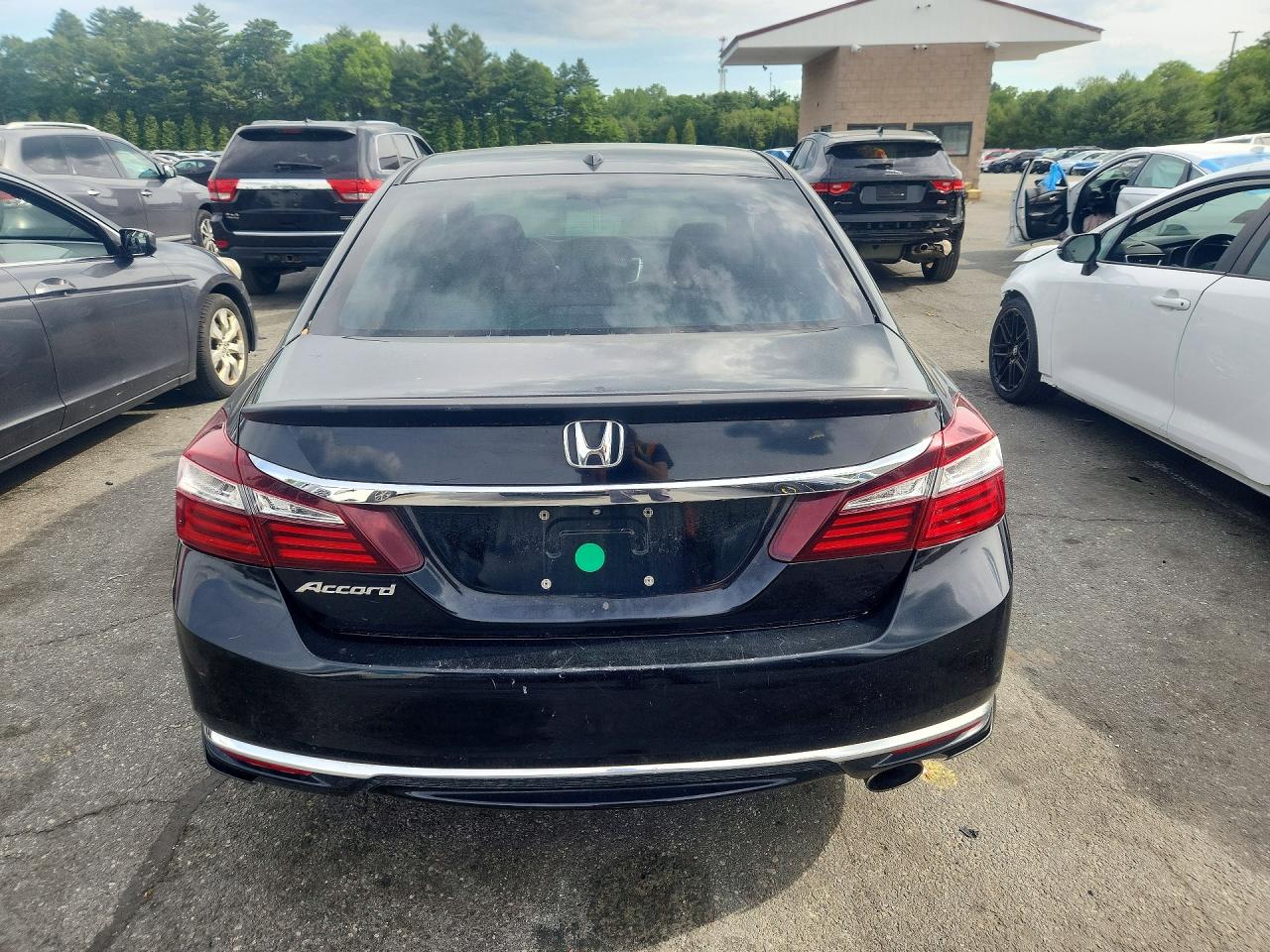 2016 Honda Accord Ex Черный vin: 1HGCR2F73GA236098