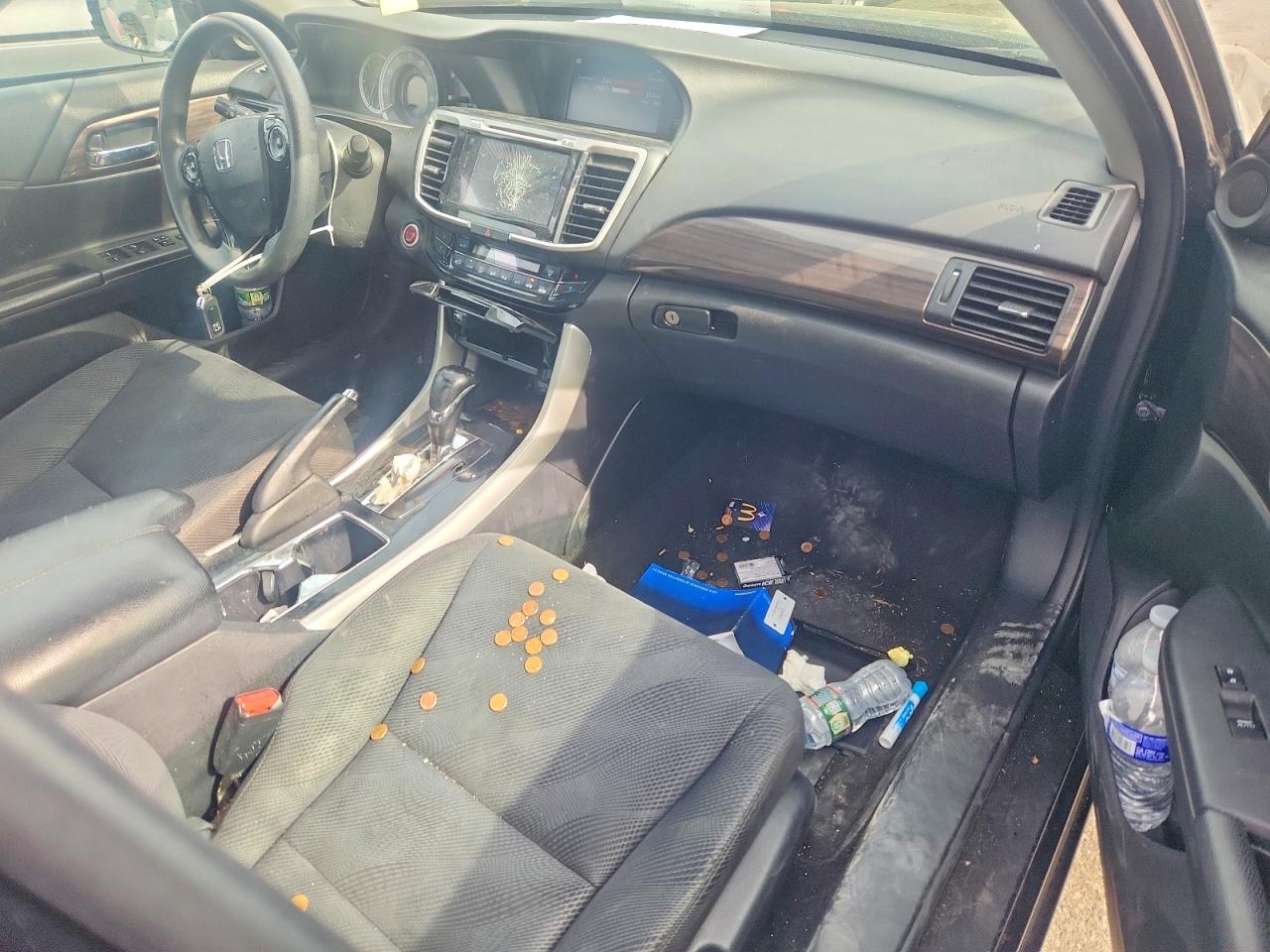 2016 Honda Accord Ex Черный vin: 1HGCR2F73GA236098