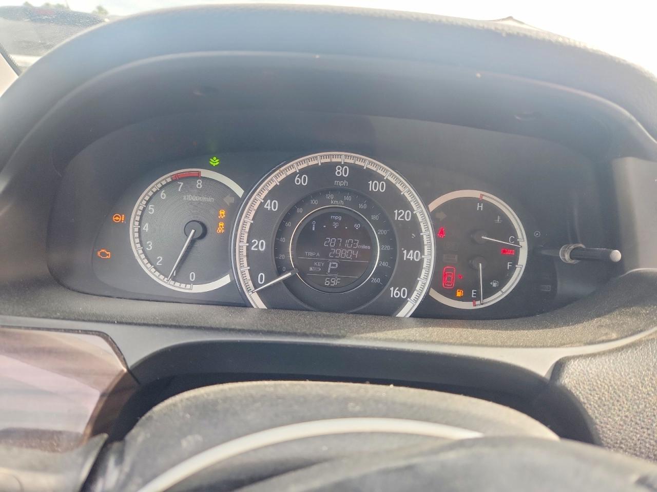 2016 Honda Accord Ex Черный vin: 1HGCR2F73GA236098