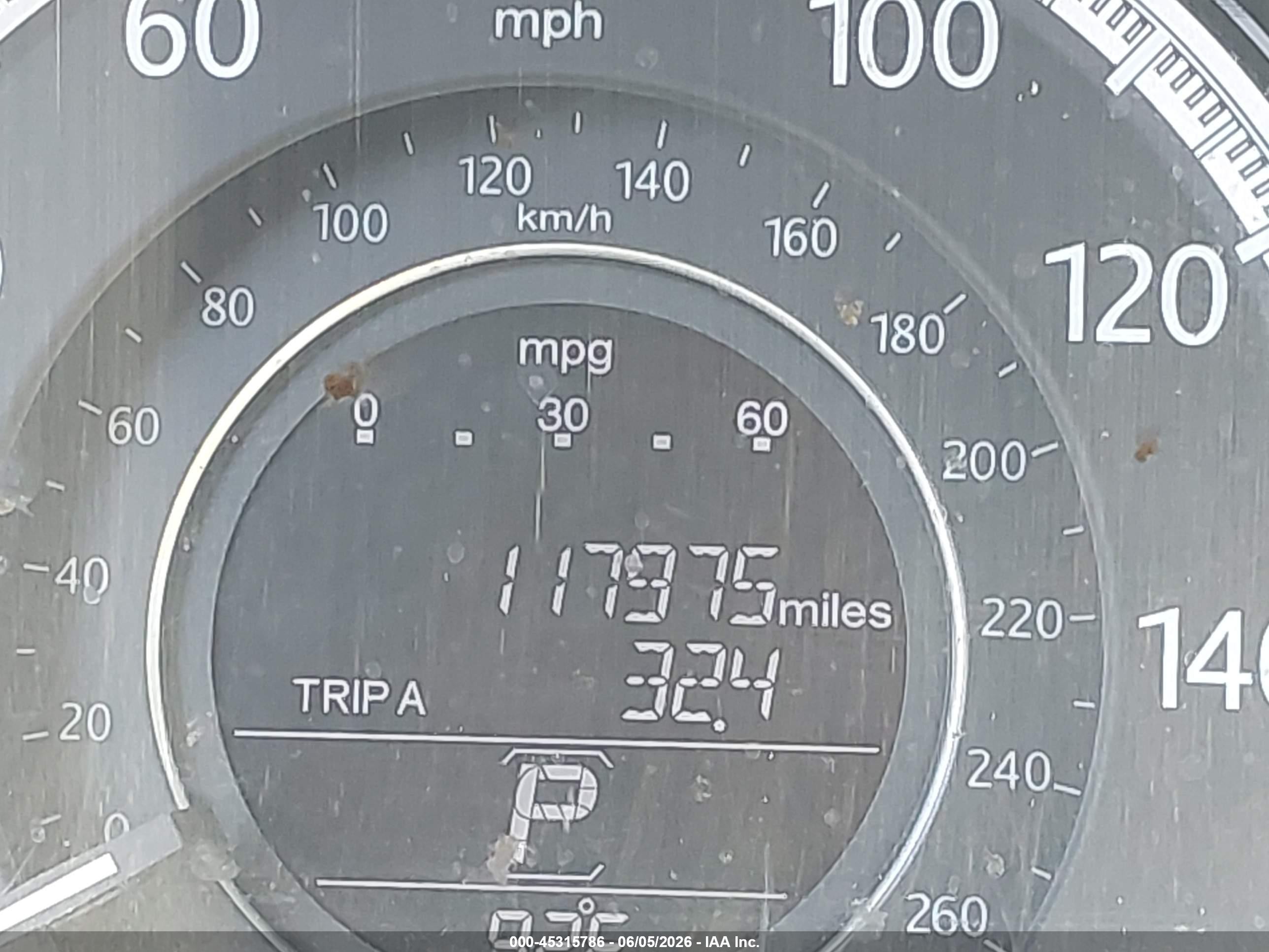 2013 Honda Accord Ex Gray vin: 1HGCR2F74DA011488