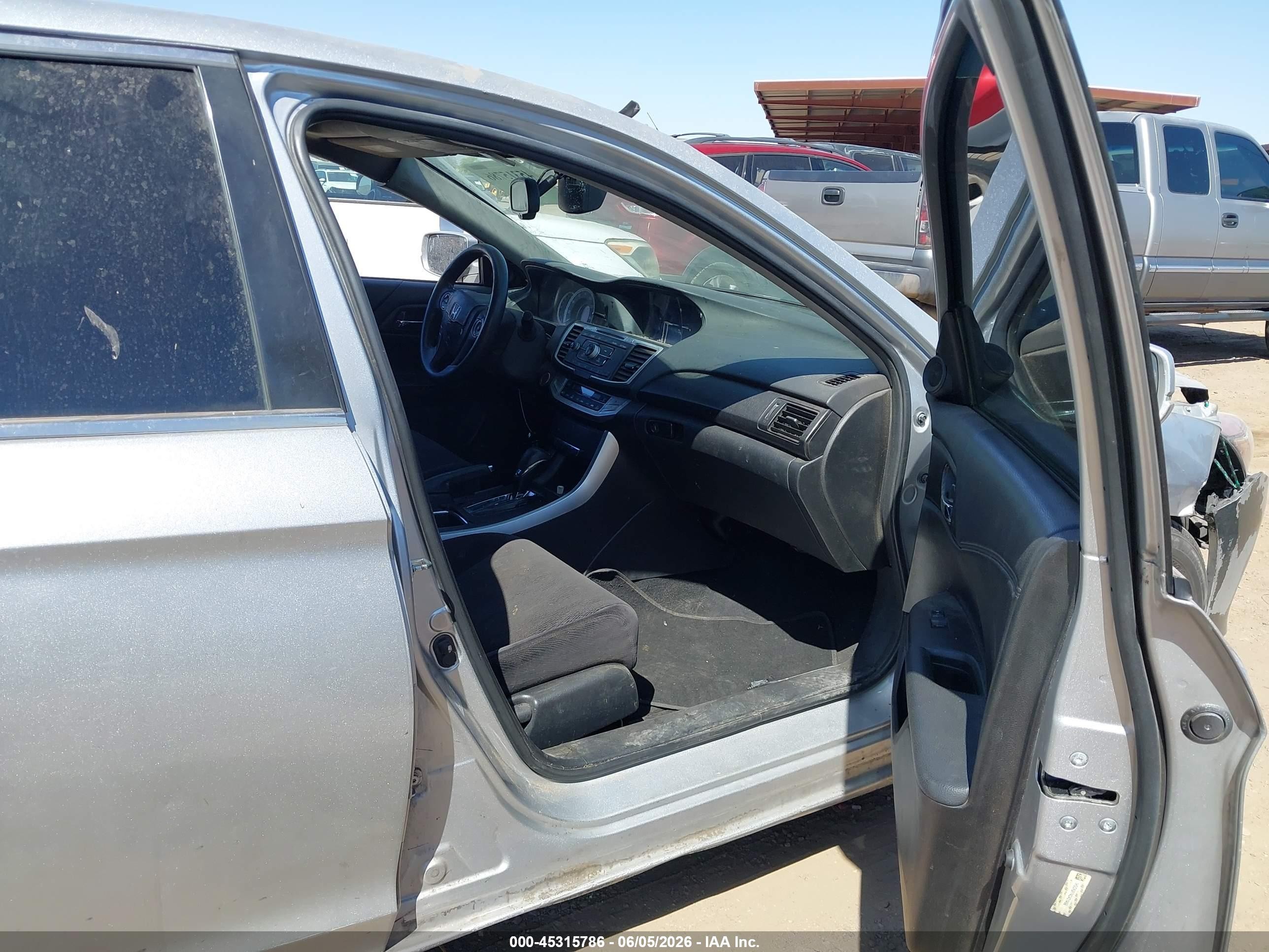2013 Honda Accord Ex Gray vin: 1HGCR2F74DA011488
