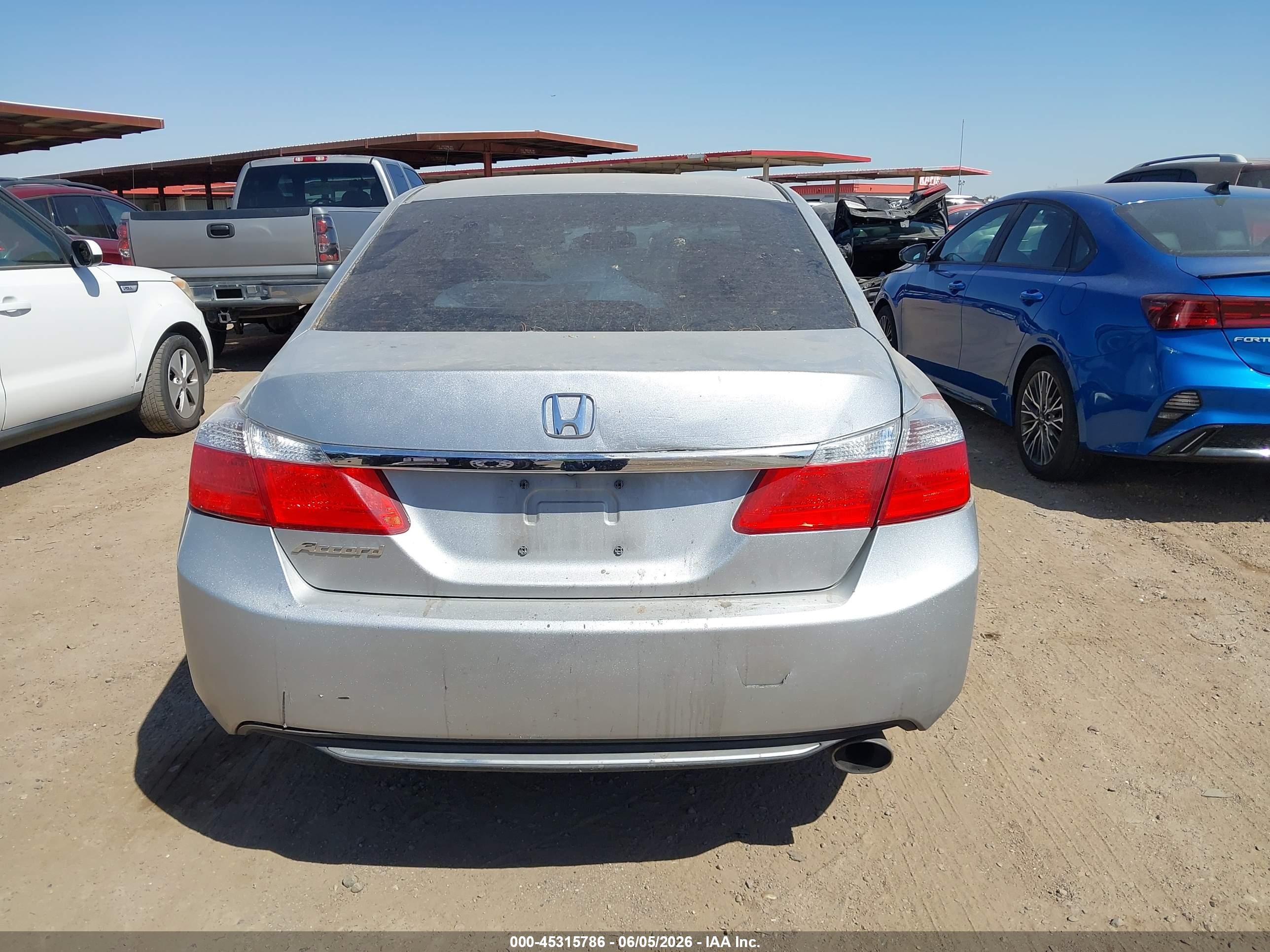 2013 Honda Accord Ex Gray vin: 1HGCR2F74DA011488